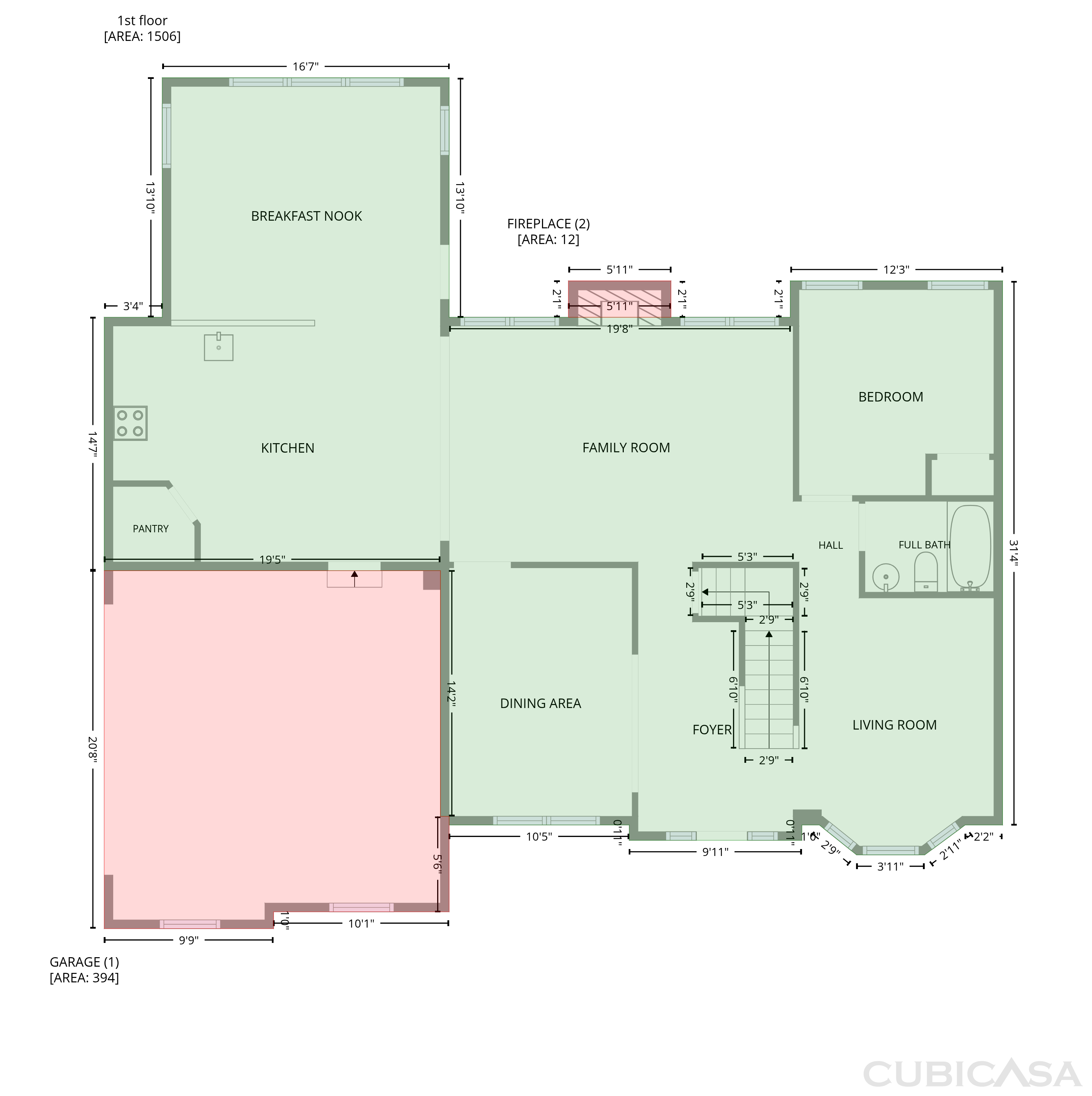 Second Floor of 106 Lumpkin Way, Canton, GA