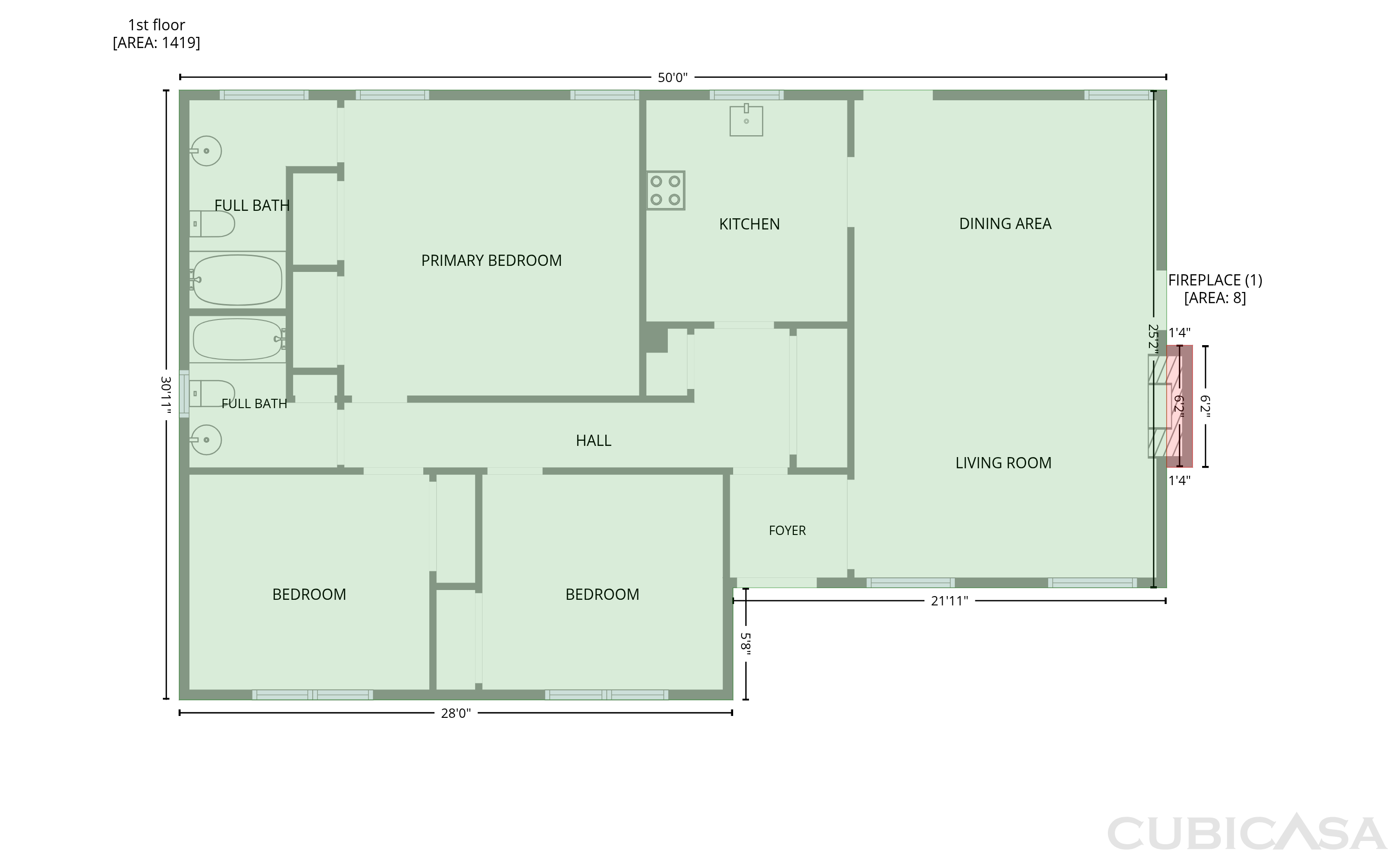 Main Floor of 1179 Horsley Mill Rd, Carrollton, GA