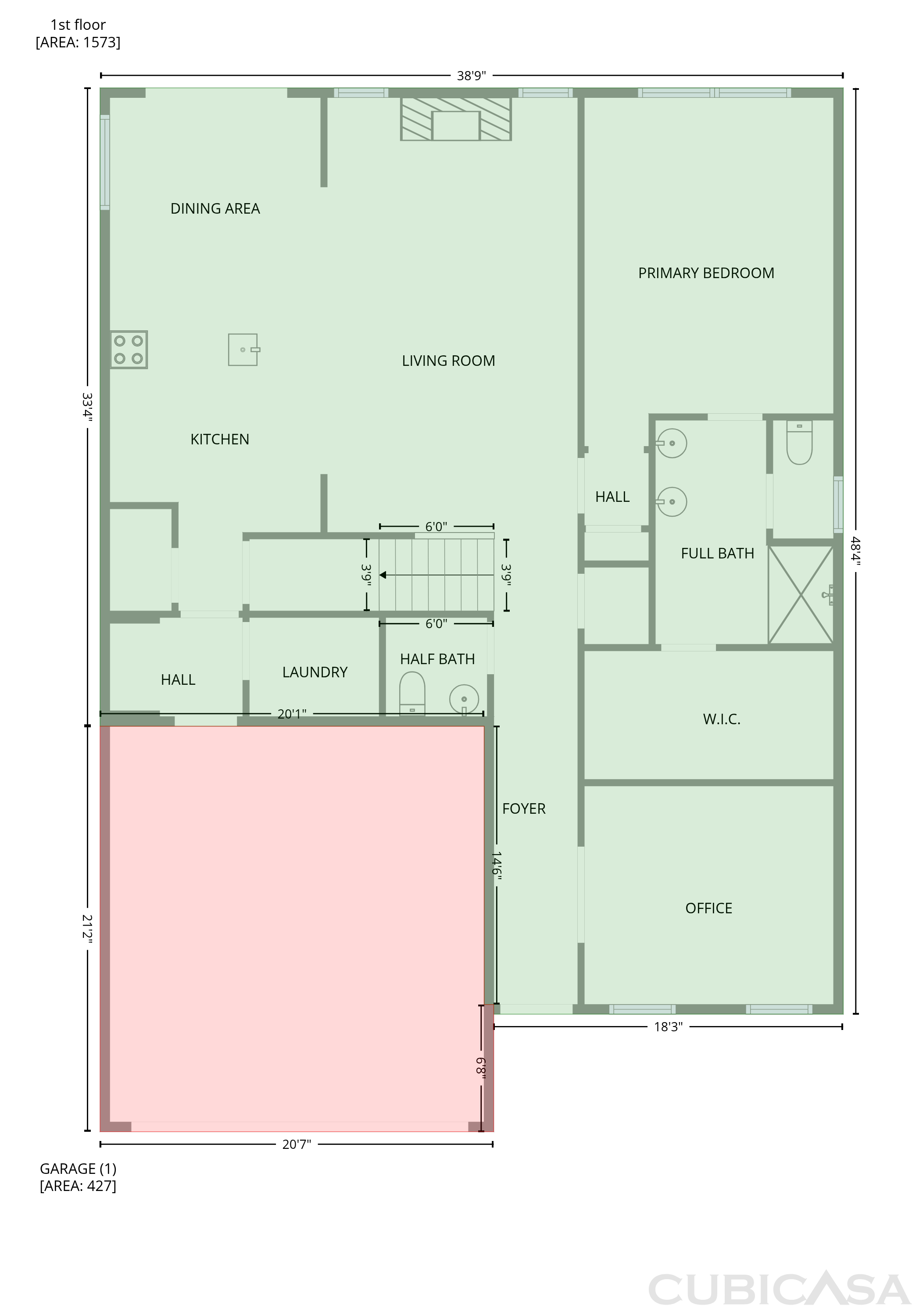Main Floor of 119 E Caxton Ct, Clayton, NC