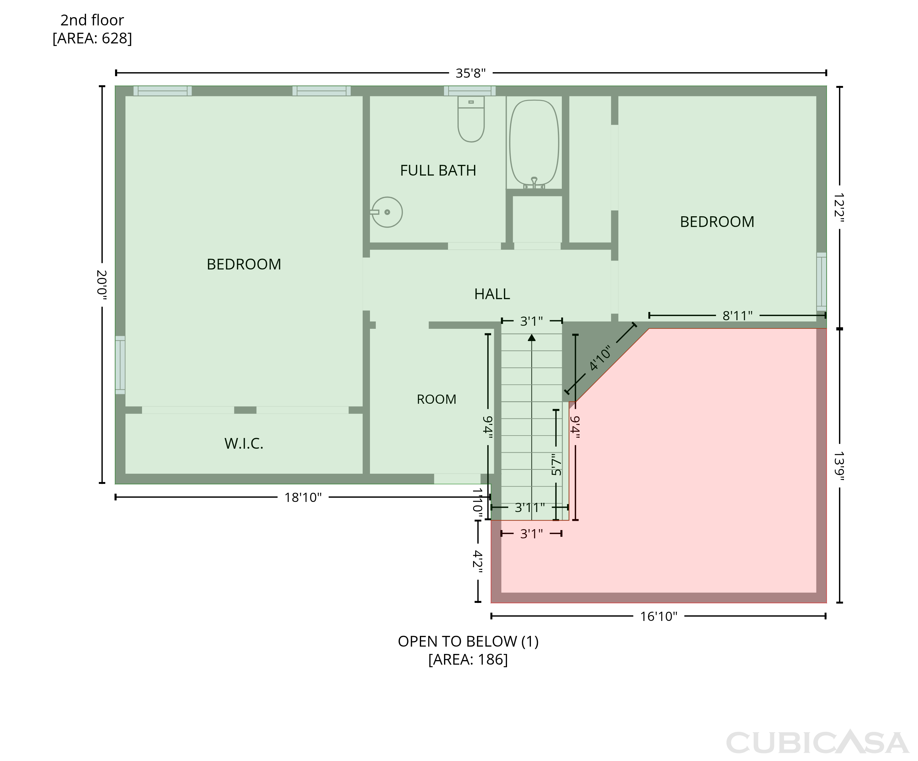 Second Floor of 2347 Bethabara Haven Dr, Winston Salem, NC