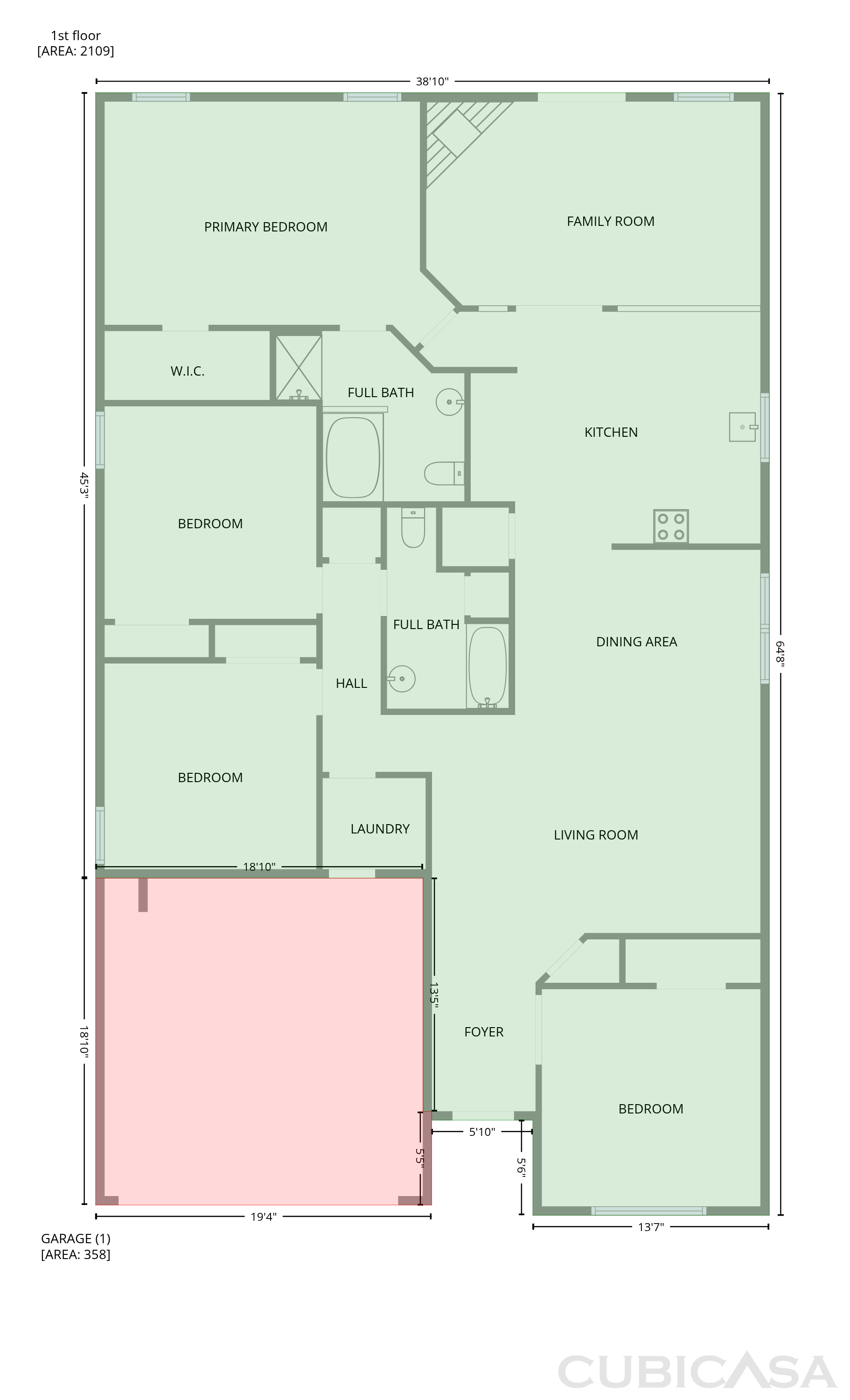 Main Floor of 5313 Southern Crossing Dr, Temple, TX