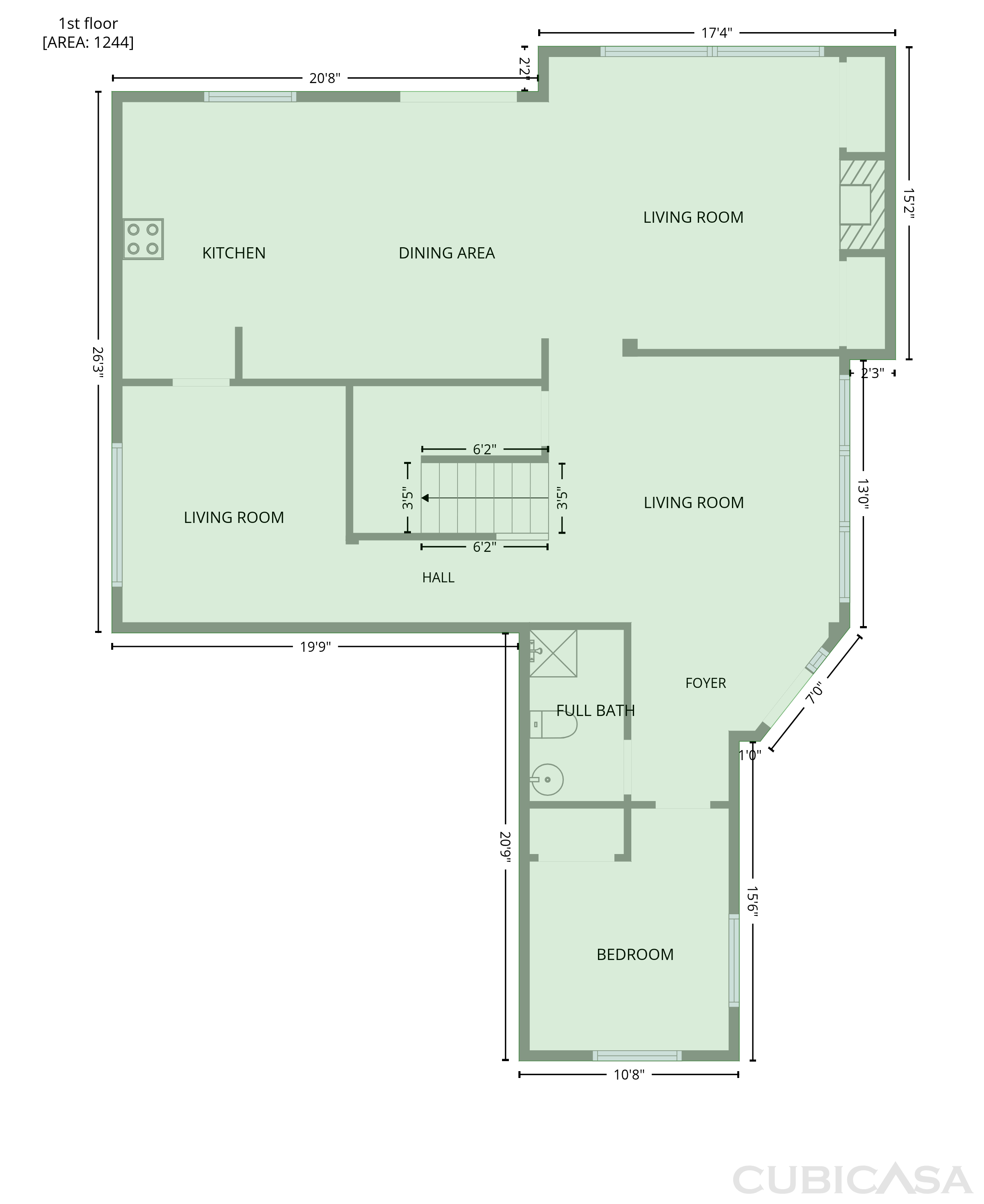 Main Floor of 2138 Shady Forest Way, Stockton, CA