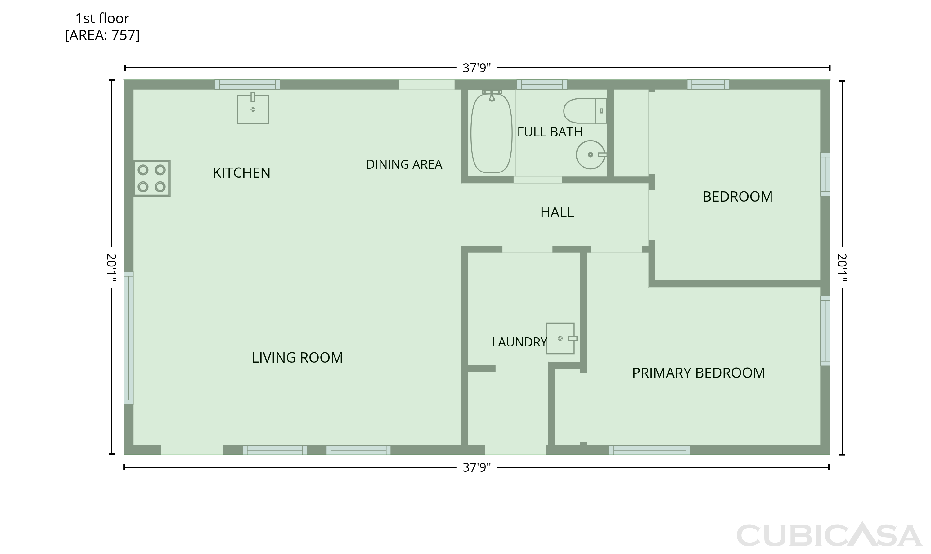 Main Floor of 541 Del Norte St, Denver, CO