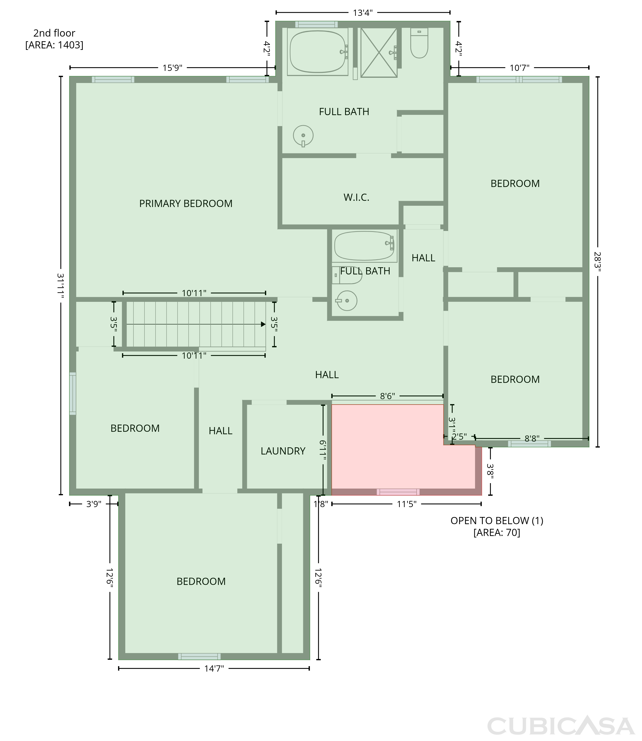 Second Floor of 2083 Dylan Ct, Ellenwood, GA