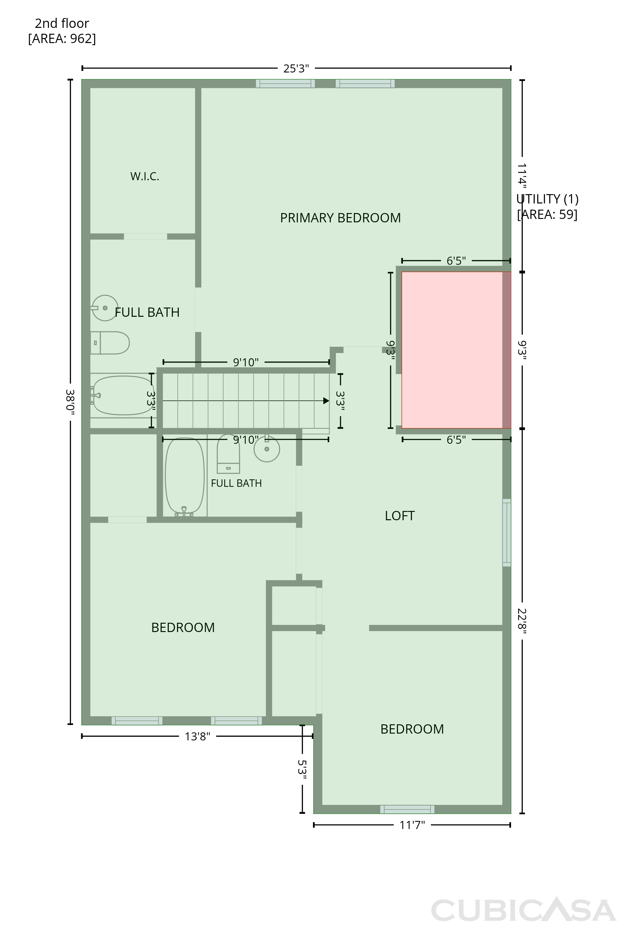 Second Floor of 6807 Wandering Creek Dr, Charlotte, NC