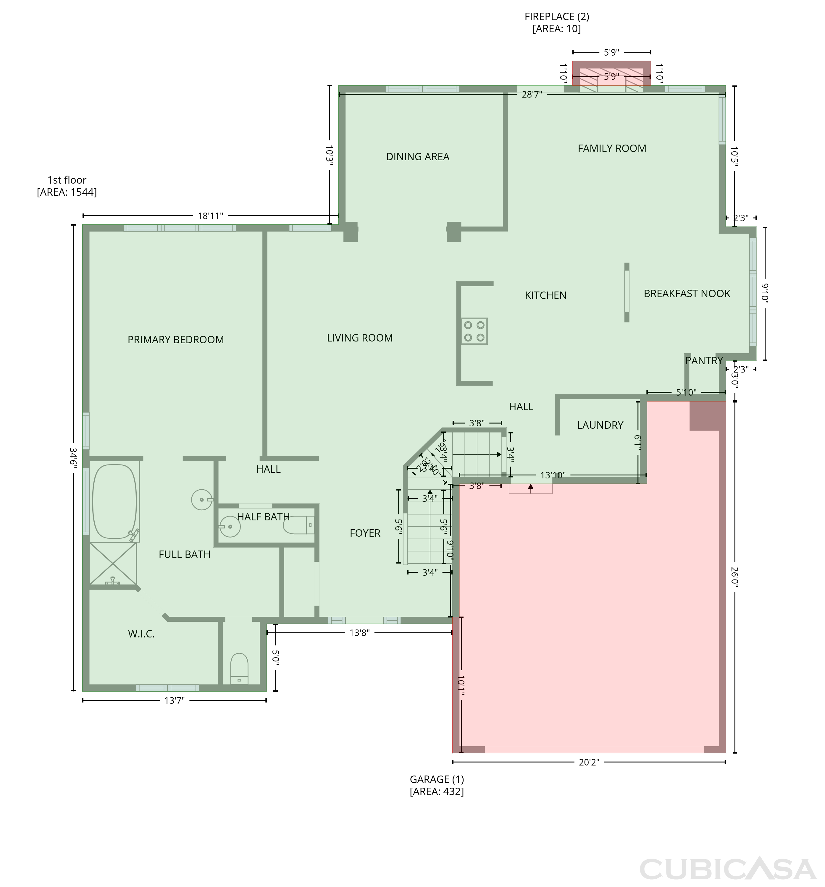 Second Floor of 2669 Glenrose Hl, Atlanta, GA