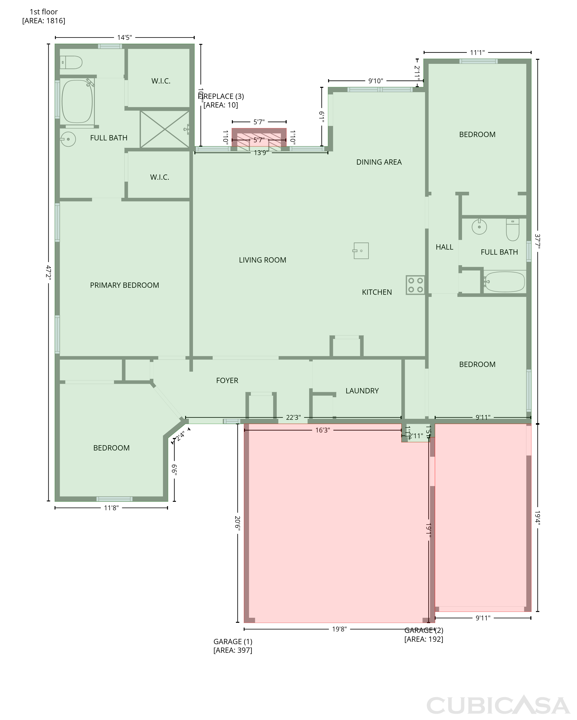 Main Floor of 1405 Luke Ln, Norman, OK