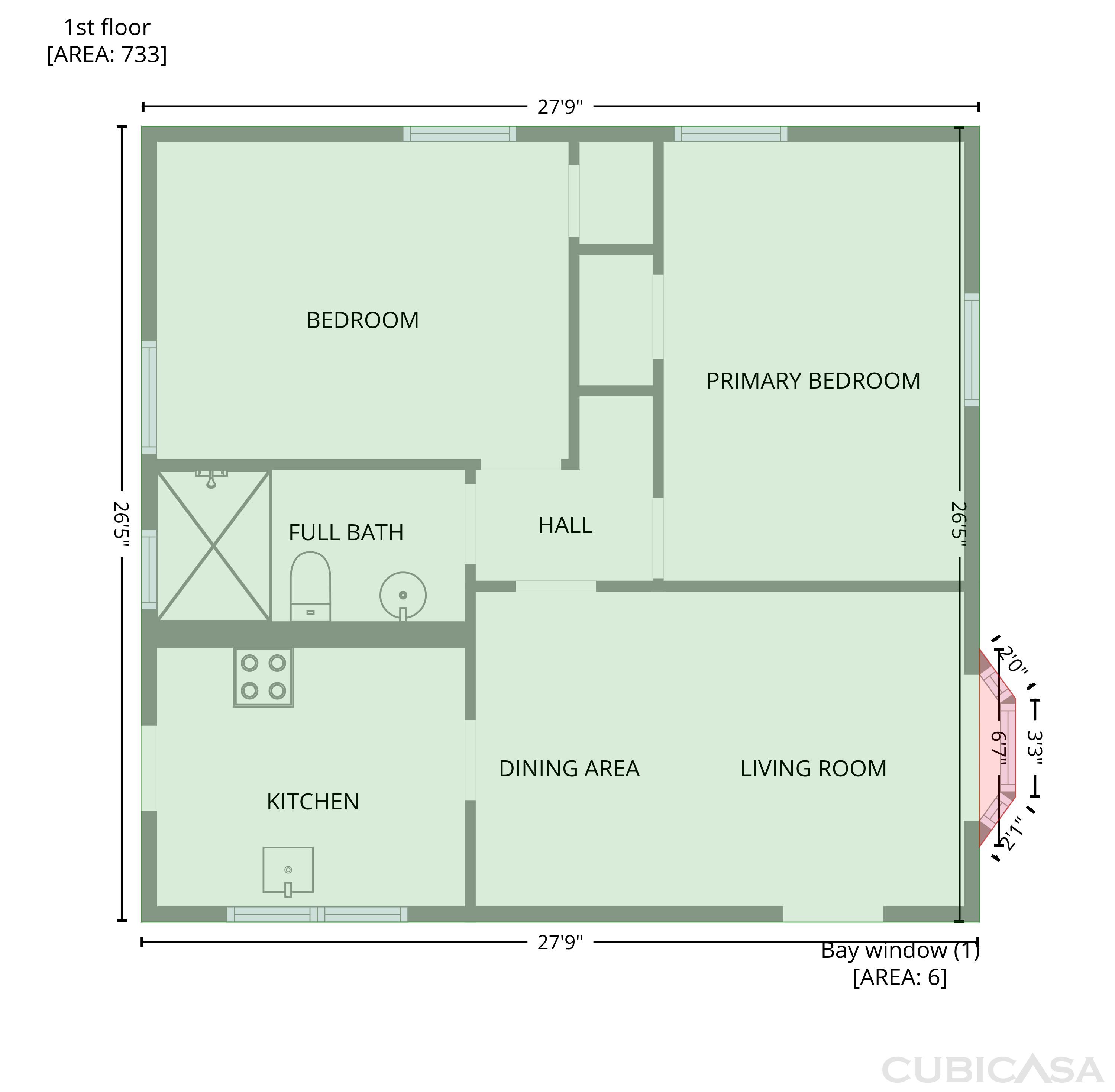 Main Floor of 1918 Spring Ave, Atlanta, GA