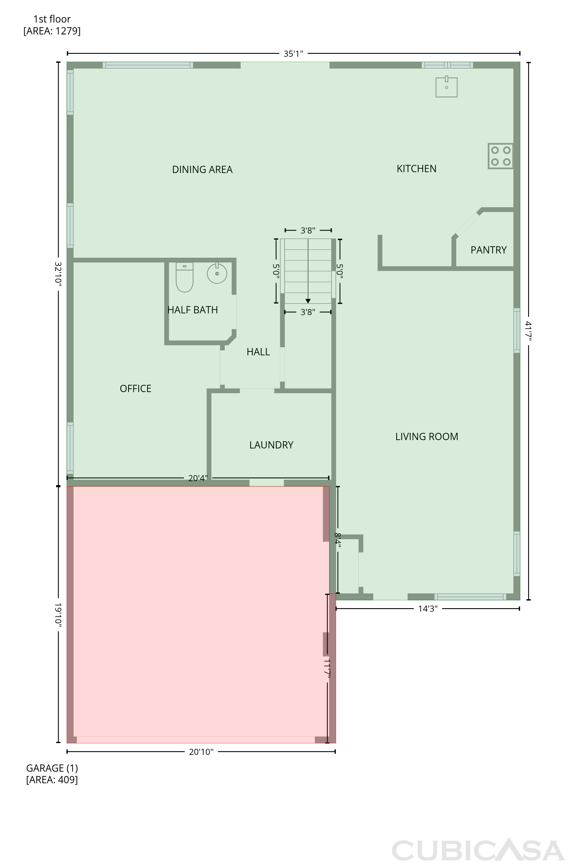 Main Floor of 17171 W Young St, Surprise, AZ