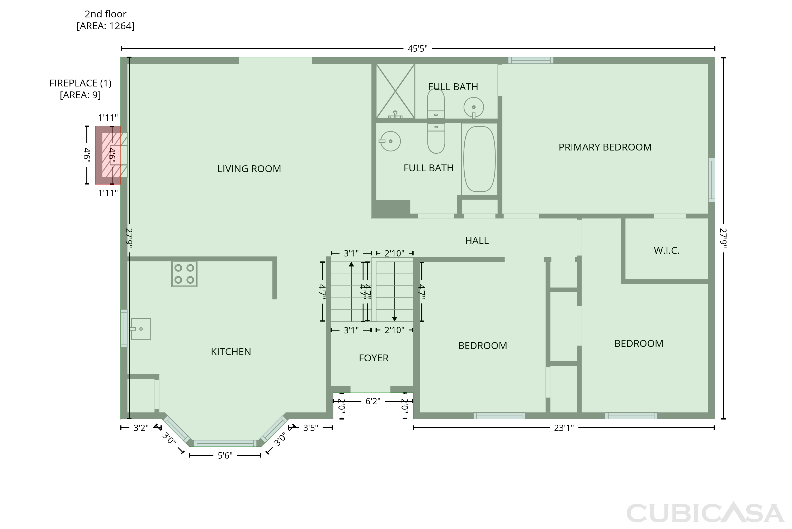 Second Floor of 7020 Greenbower Ln, Atlanta, GA