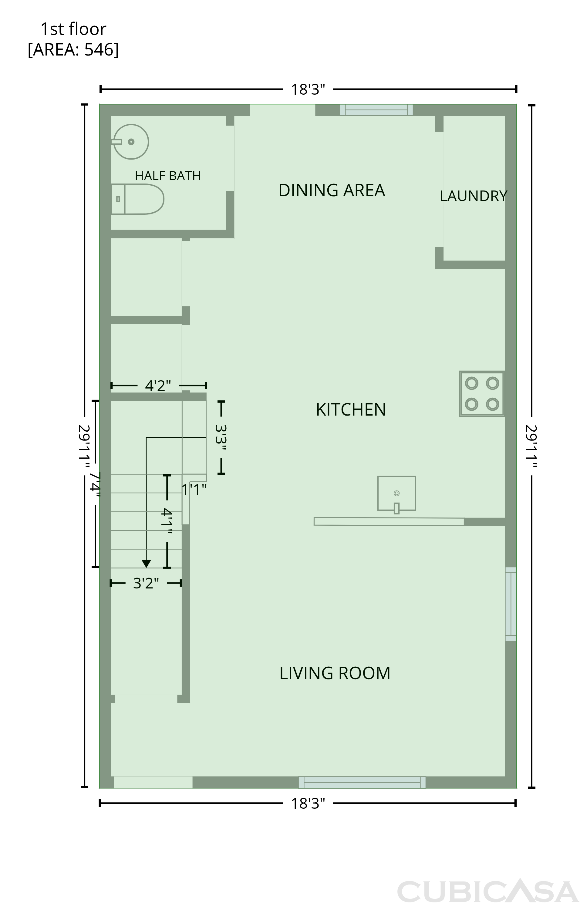 Main Floor of 11521 Melstone Dr, Manor, TX