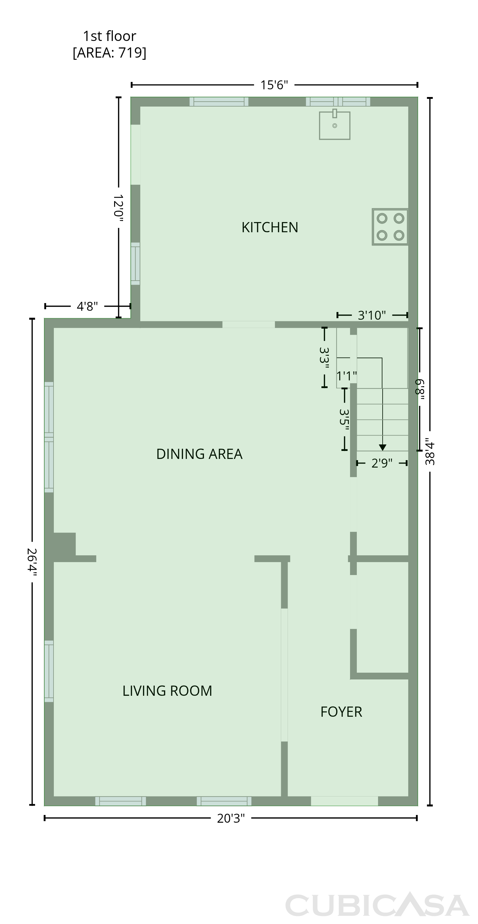 Main Floor of 914 Pennsylvania Ave, Huntingdon, PA