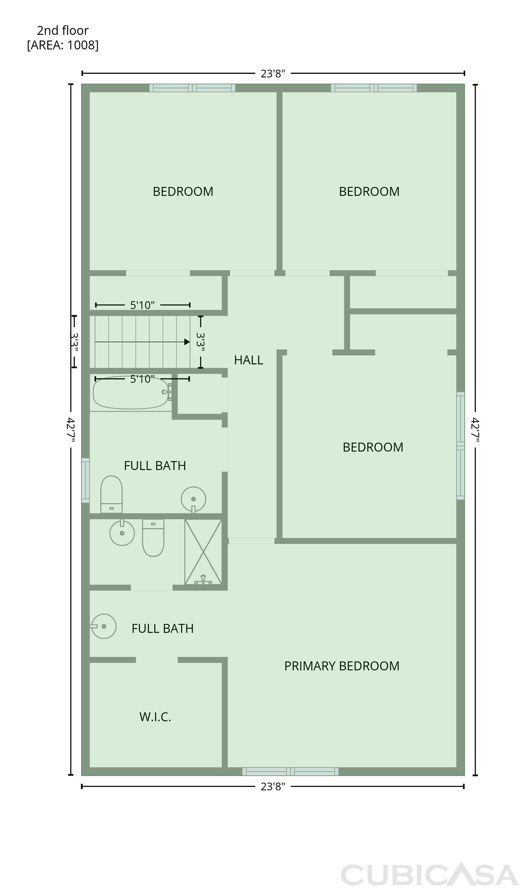 Second Floor of 5265 Corinth Cir, Stone Mountain, GA