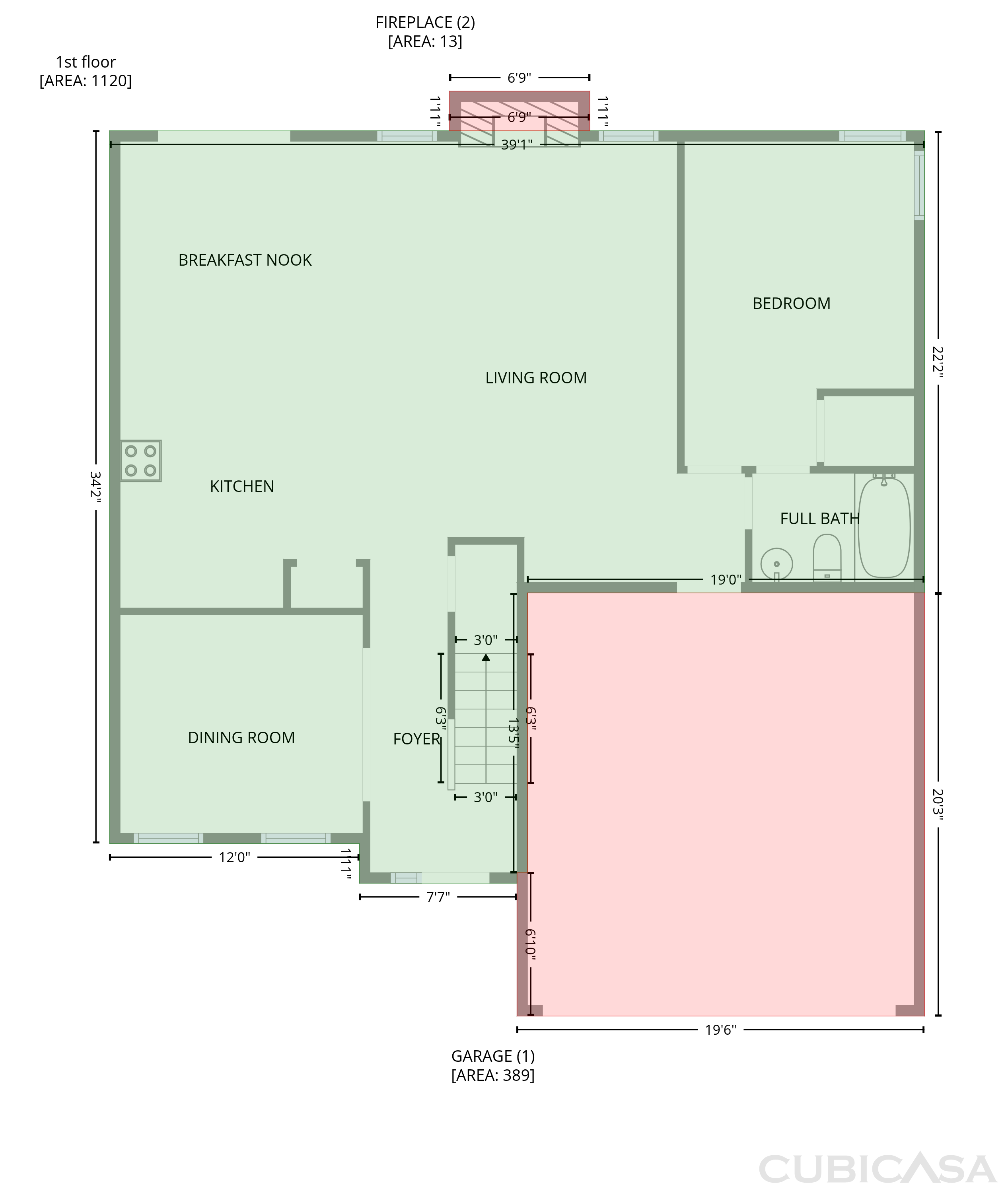 Main Floor of 301 Cypresshill Ct, Simpsonville, SC