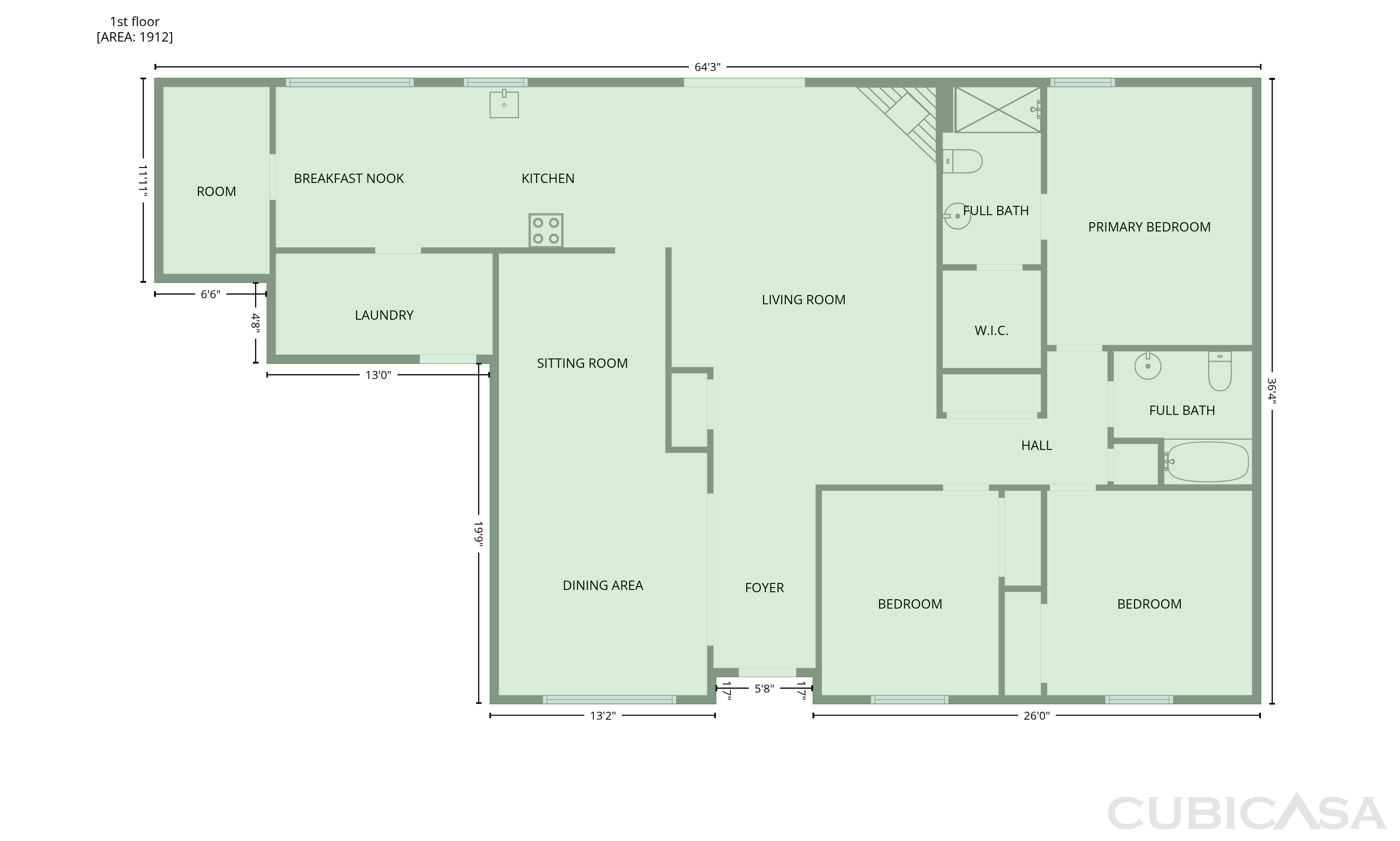 Main Floor of 3028 E Marilyn Rd, Phoenix, AZ