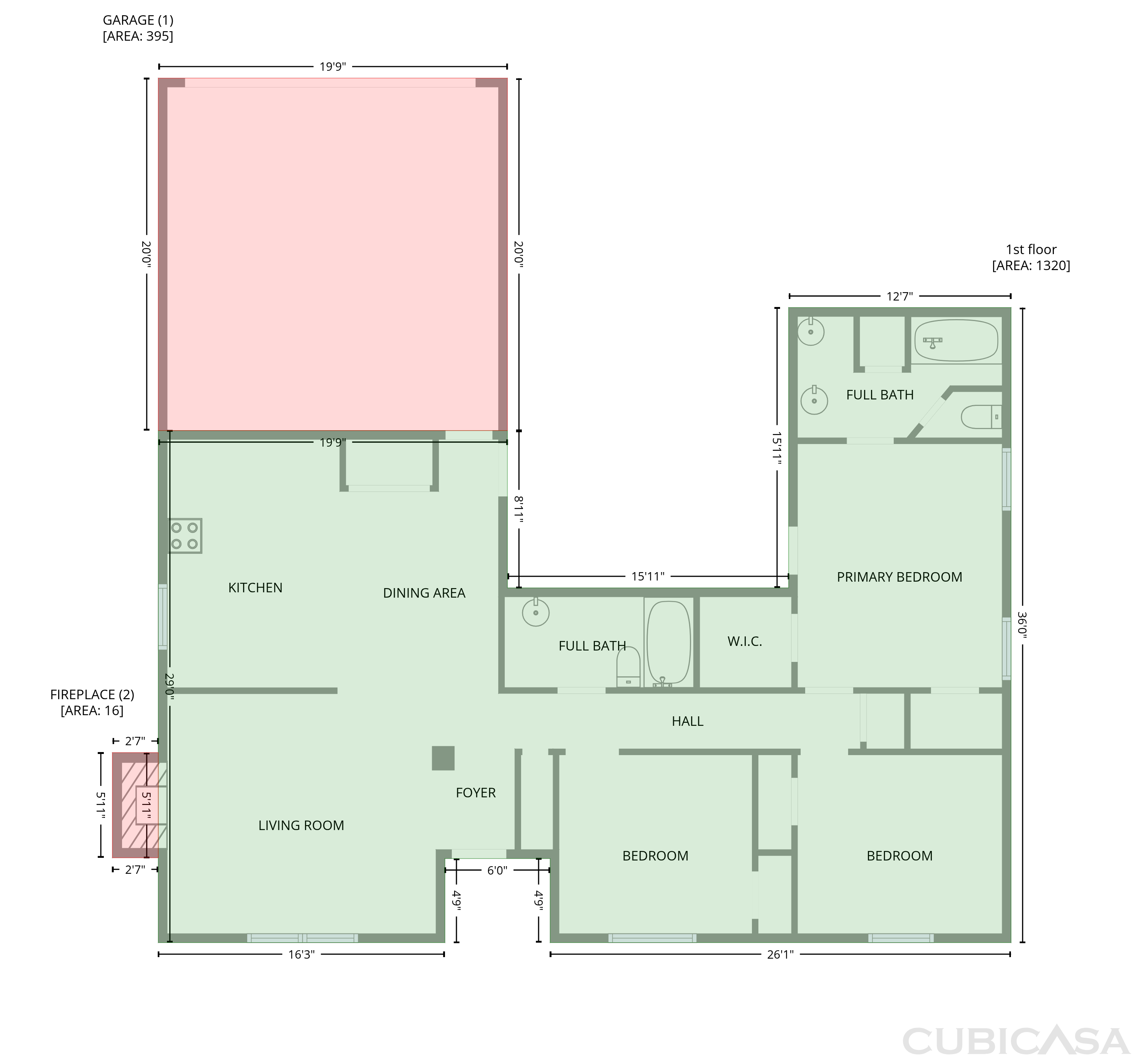 Main Floor of 1406 Tad St, Ennis, TX