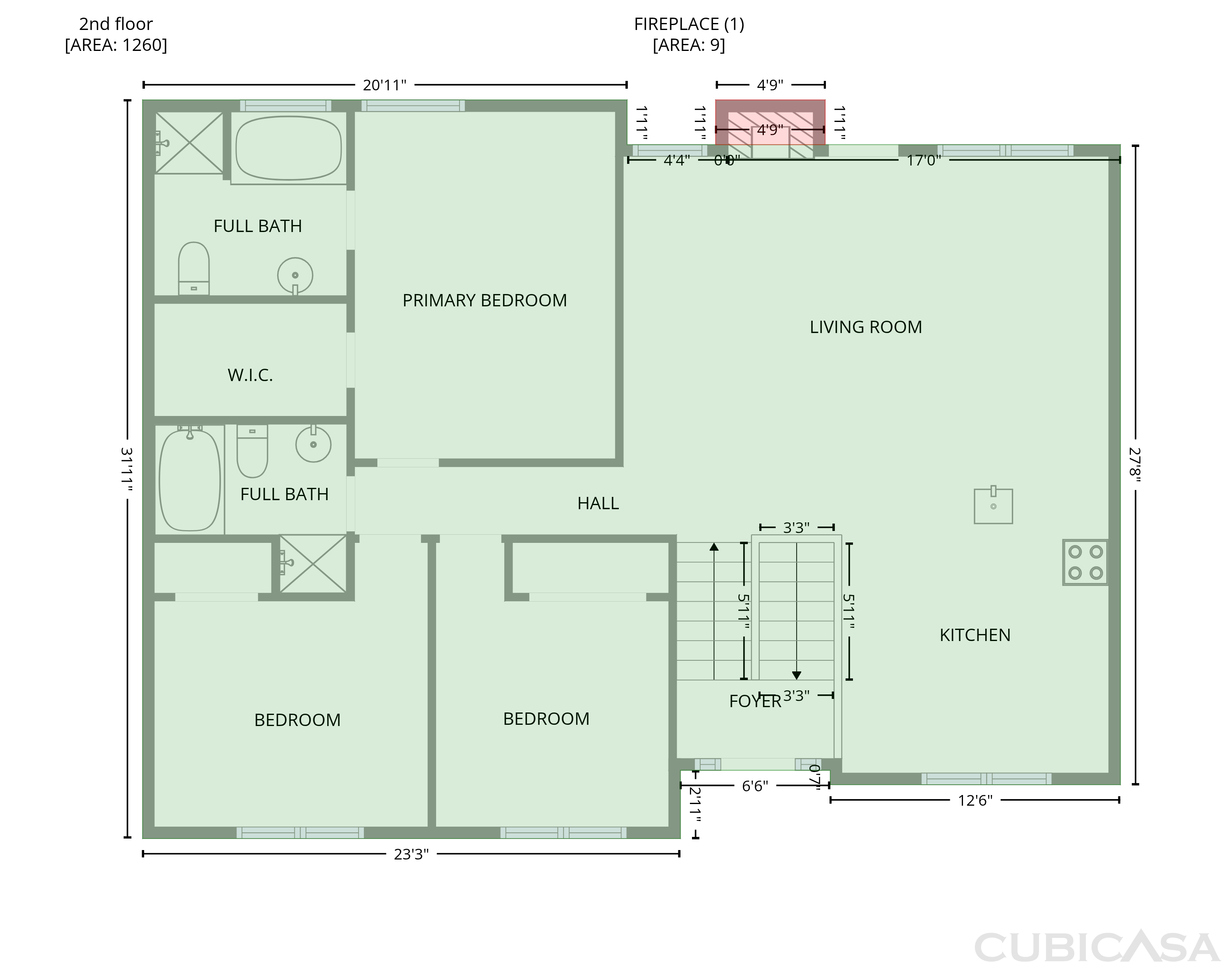 Second Floor of 20 Craig Way, Covington, GA