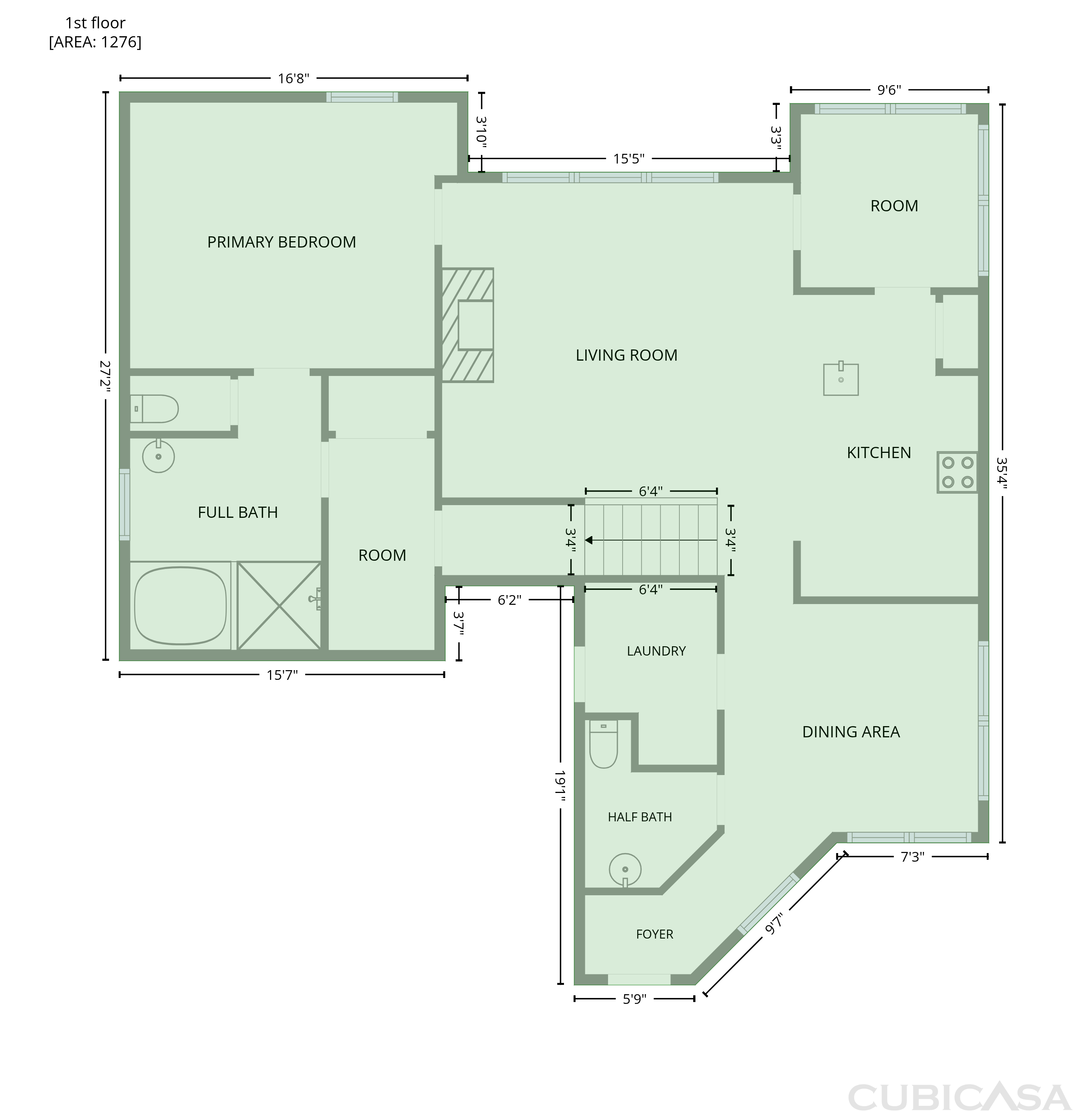 Main Floor of 408 Perfect Pl, Bossier City, LA