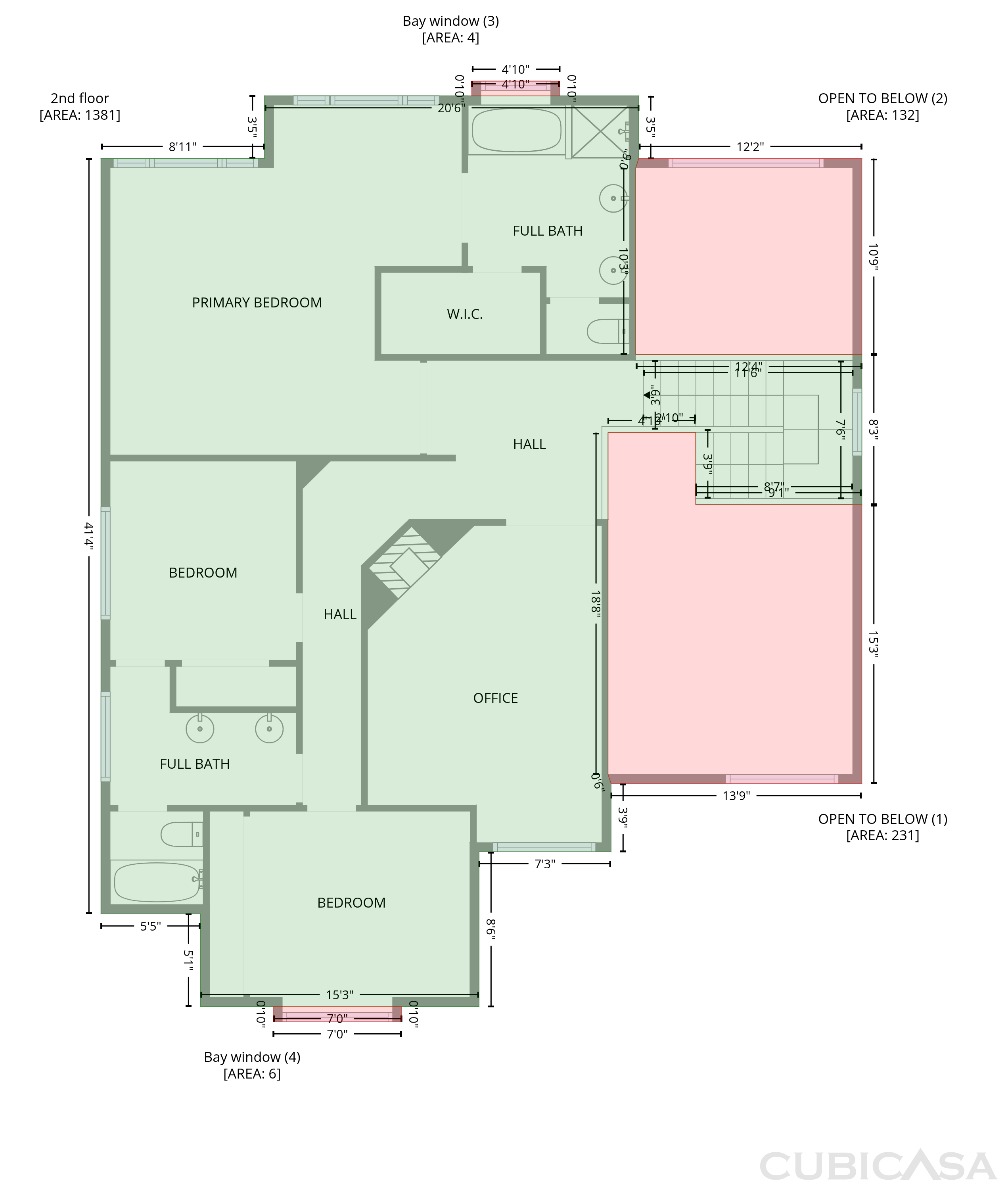 Second Floor of 3810 San Antonio Rd, Yorba Linda, CA