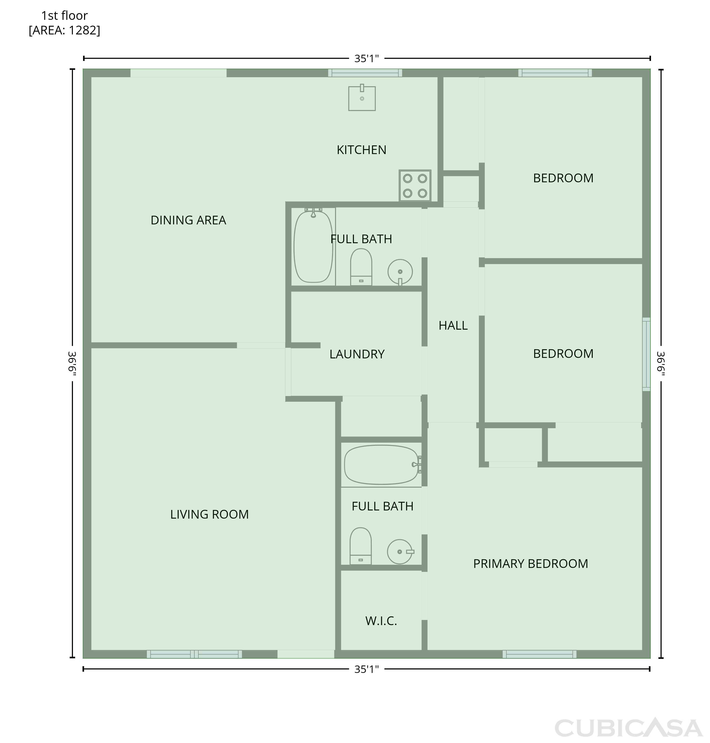 Main Floor of 4150 W Medlock Dr, Phoenix, AZ