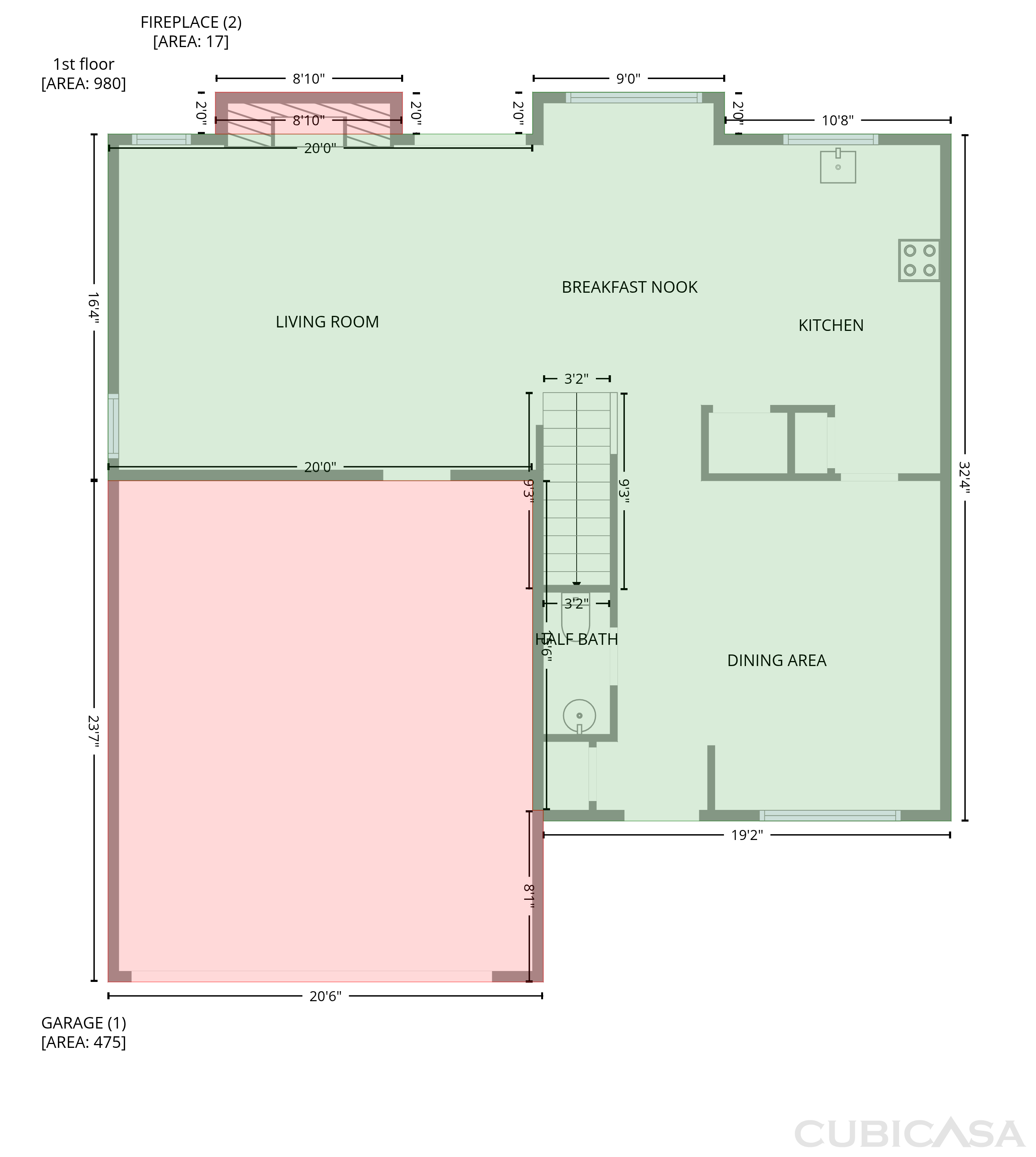 Main Floor of 1611 Blackbird Dr, Maryville, TN