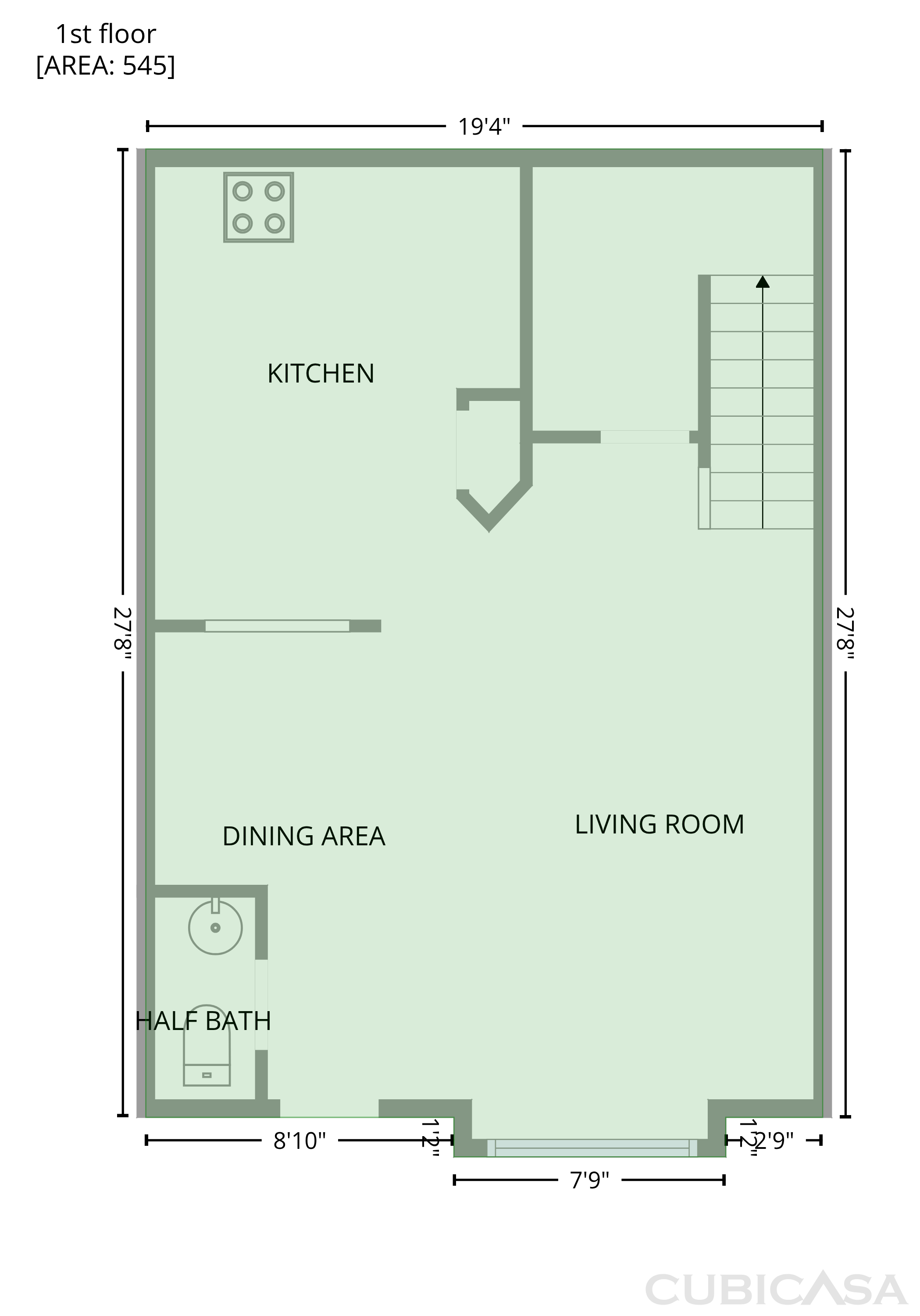 Main Floor of 321 Gilman Ln, Raleigh, NC