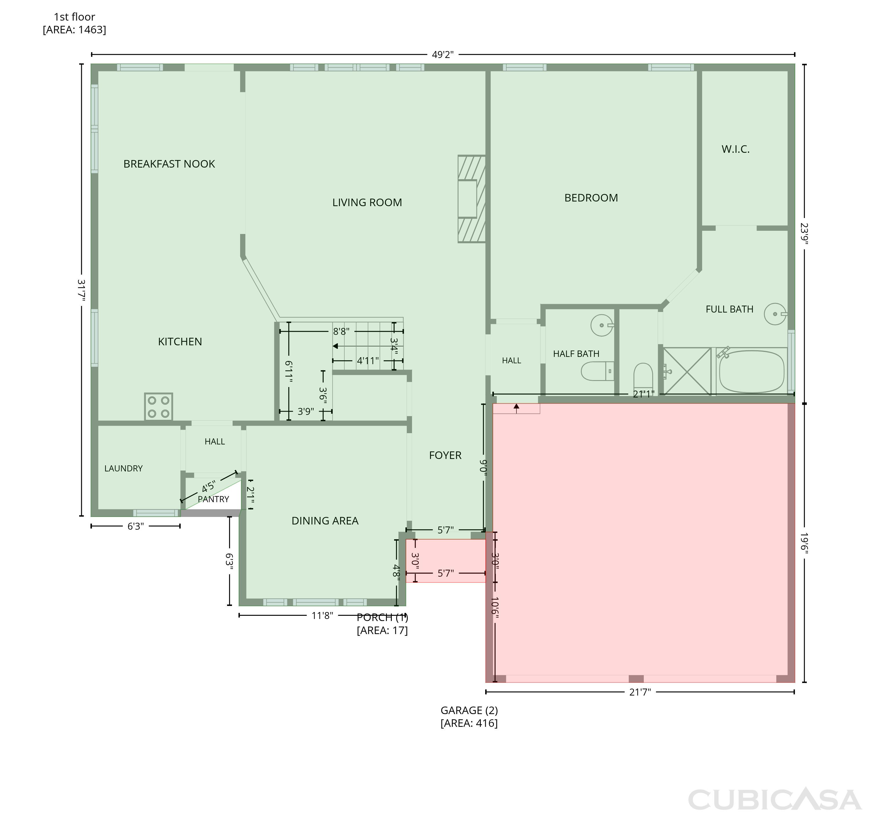 Main Floor of 23130 Willow Canyon Dr, Katy, TX