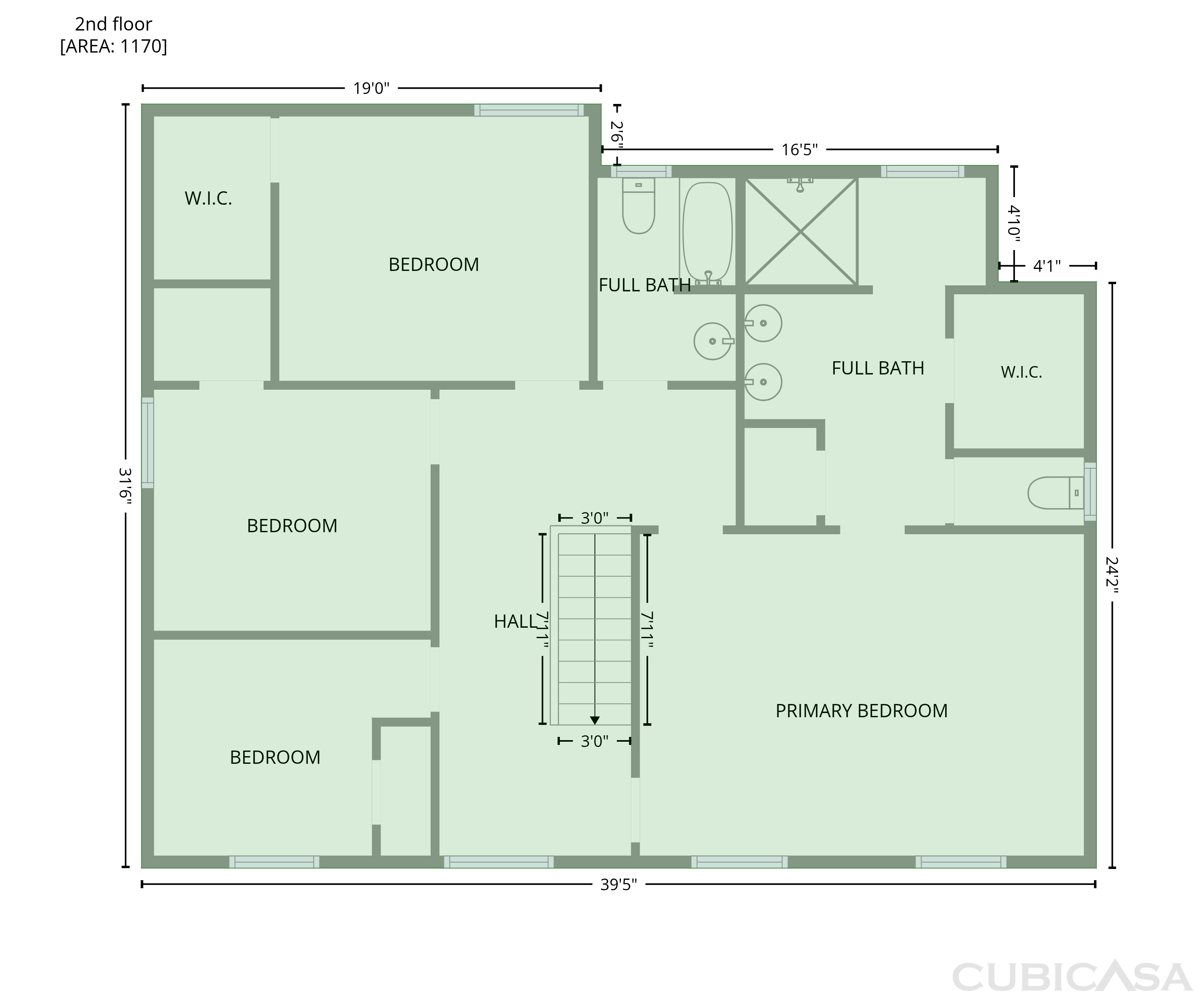 Second Floor of 5503 Hardie Farm Dr, Greensboro, NC