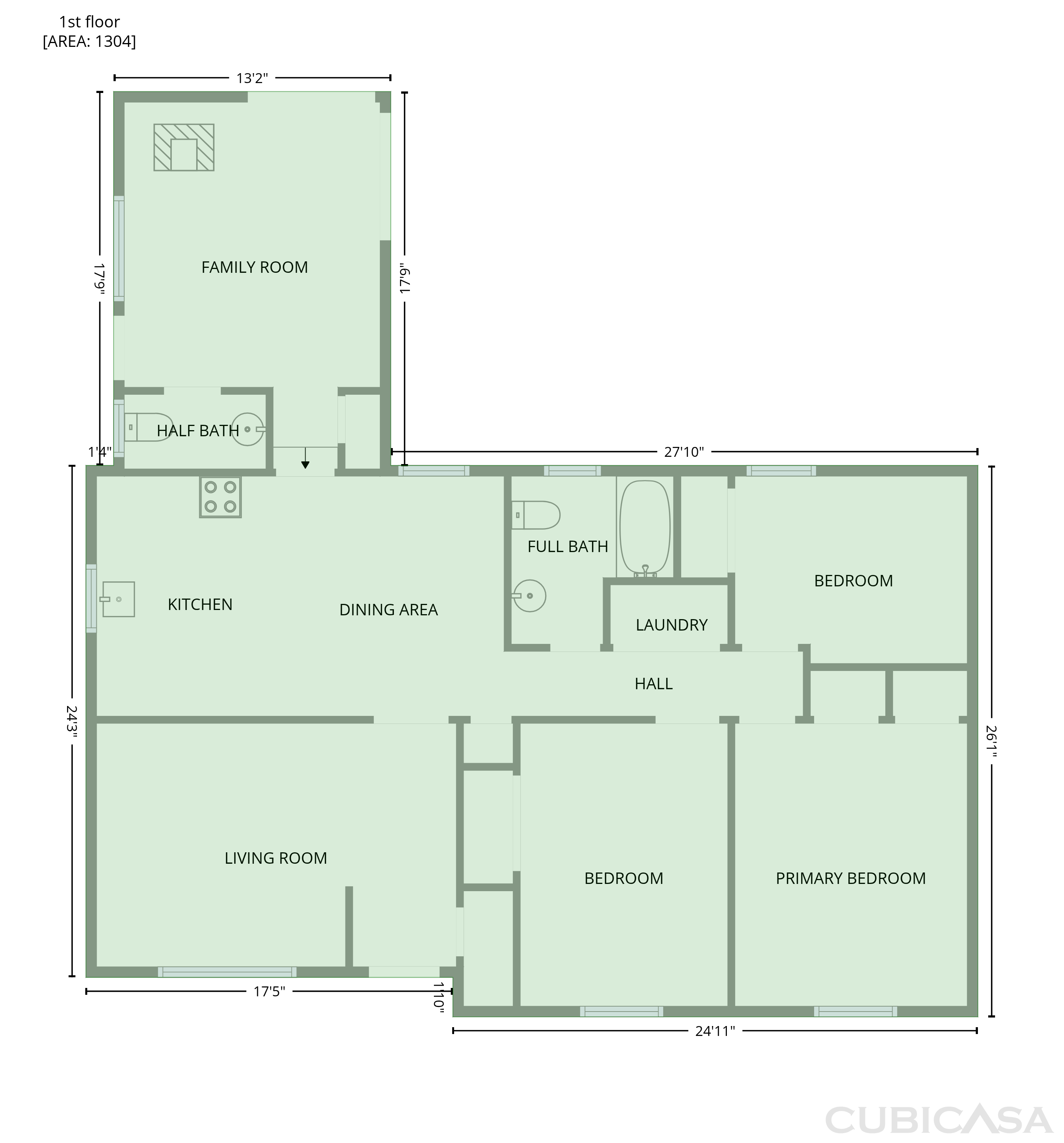 Main Floor of 870 Abbott Rd, Henderson, NC