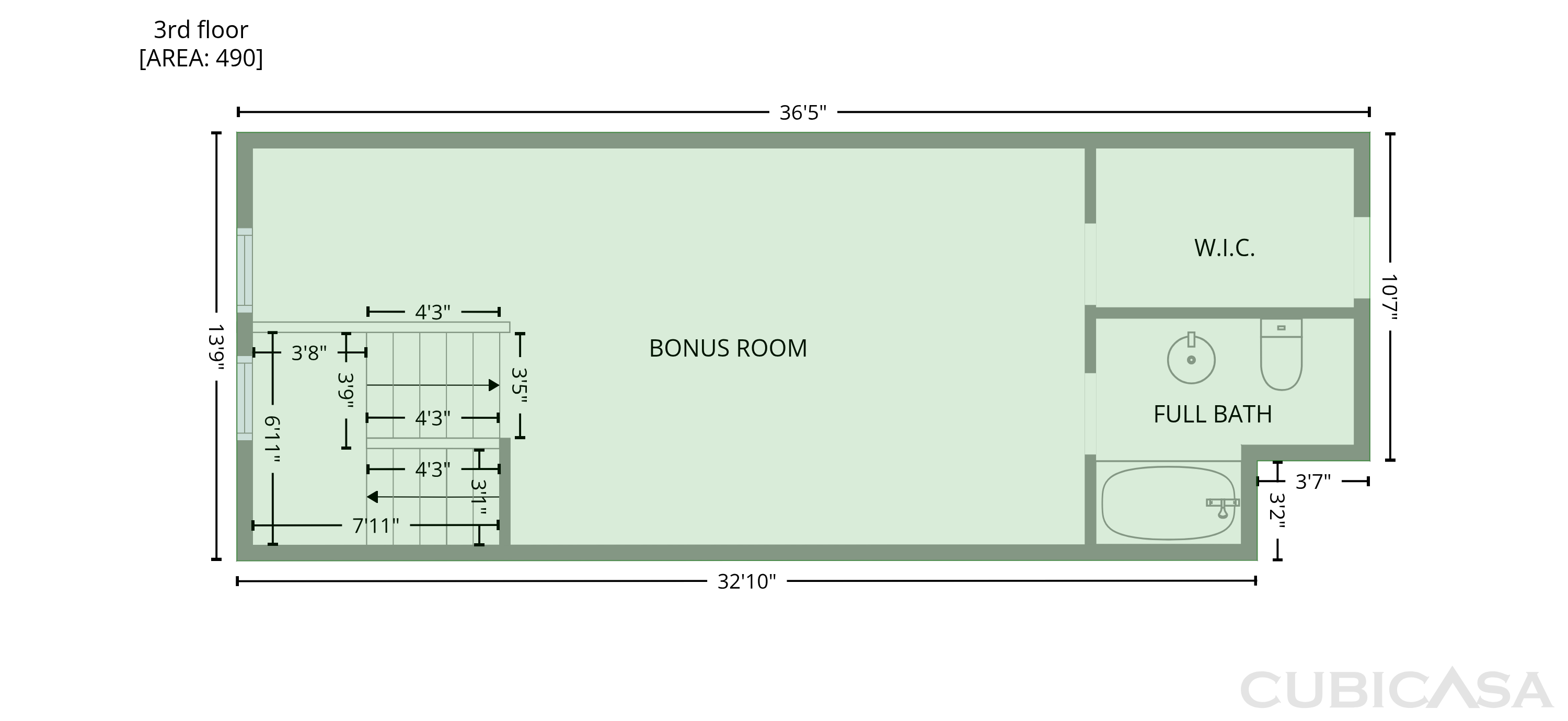 Third Floor of 14725 Grand Forest Ct, South Chesterfield, VA