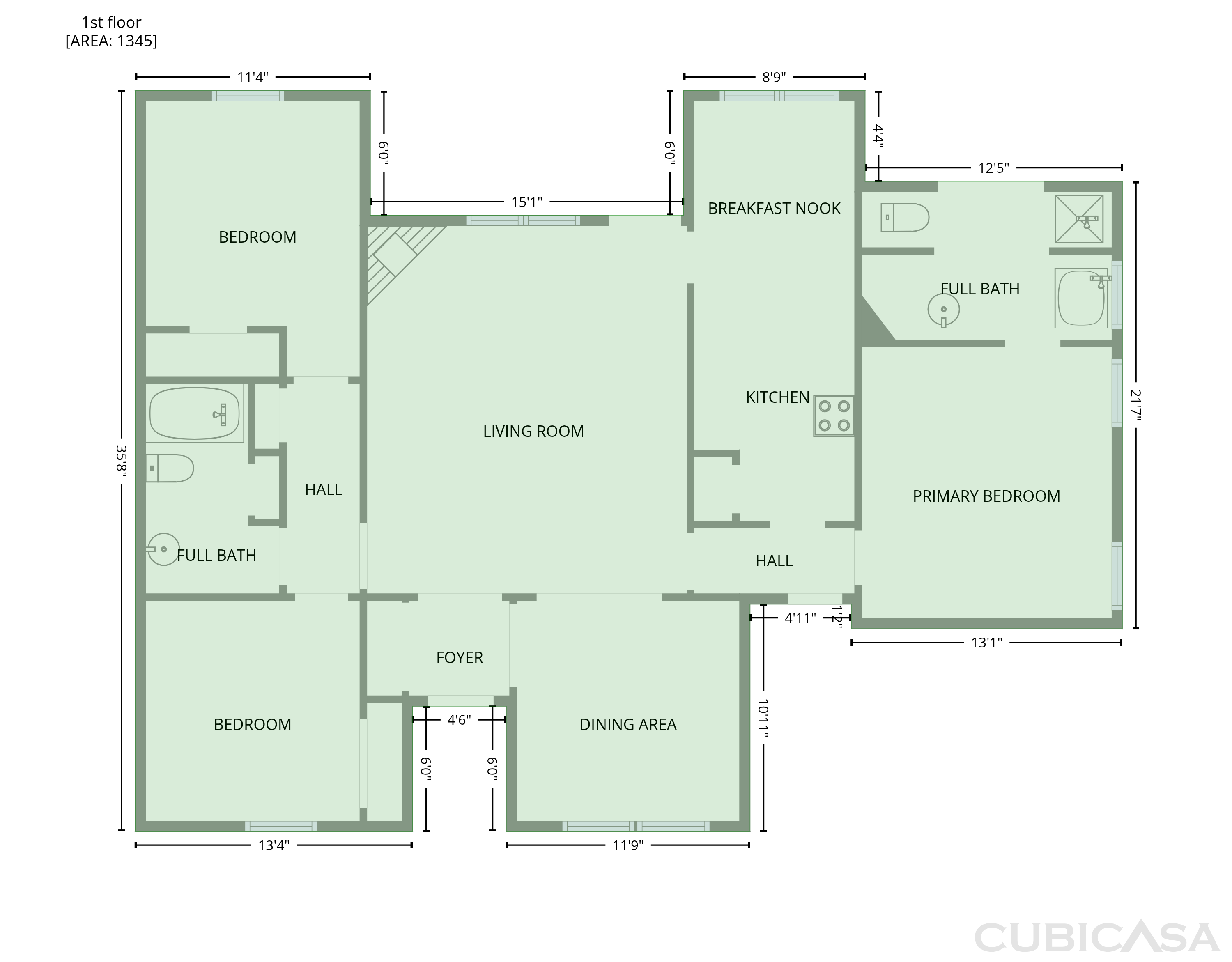 Main Floor of 6037 Sundown Dr, Watauga, TX