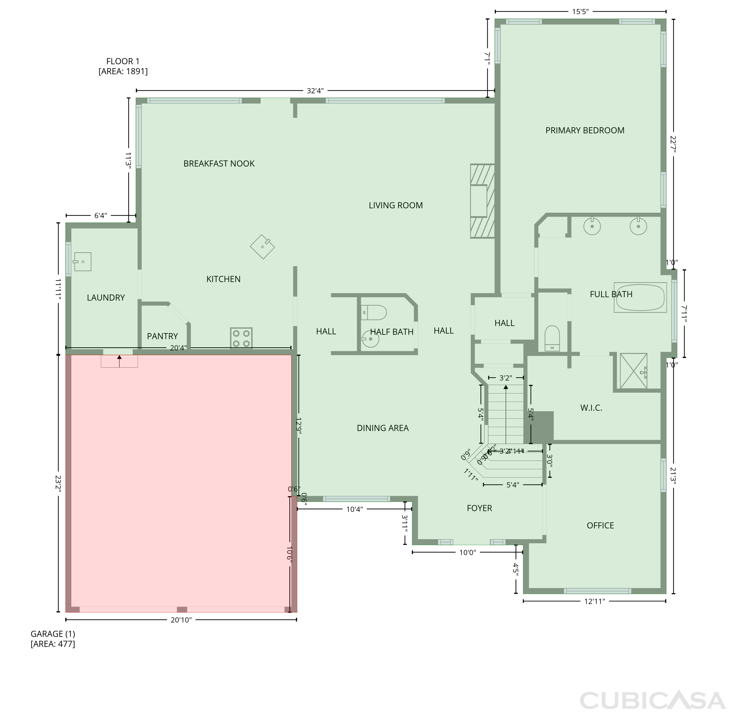 Main Floor of 5402 Cattells Blf, North Charleston, SC
