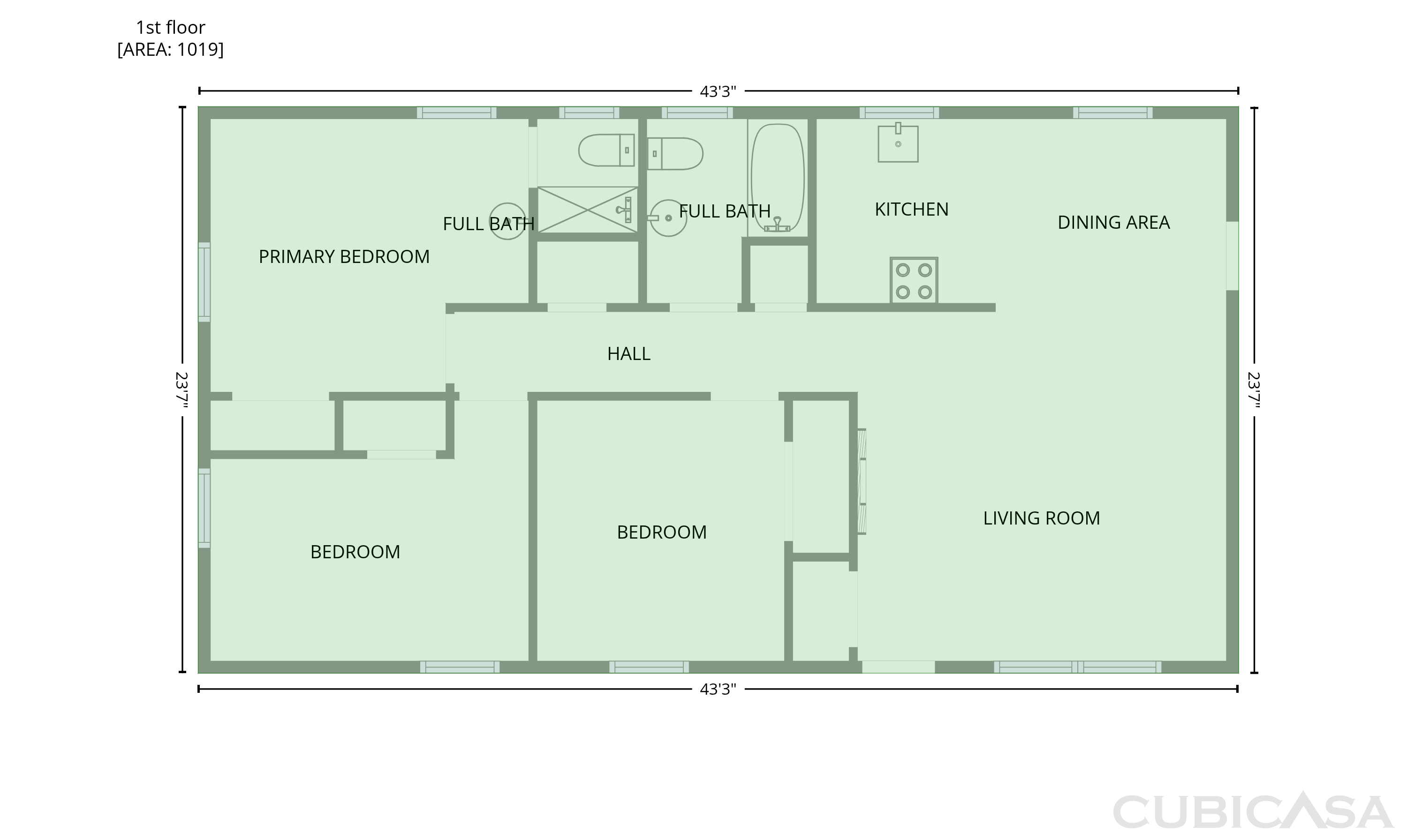 Main Floor of 5734 Hill Rd, Powder Springs, GA