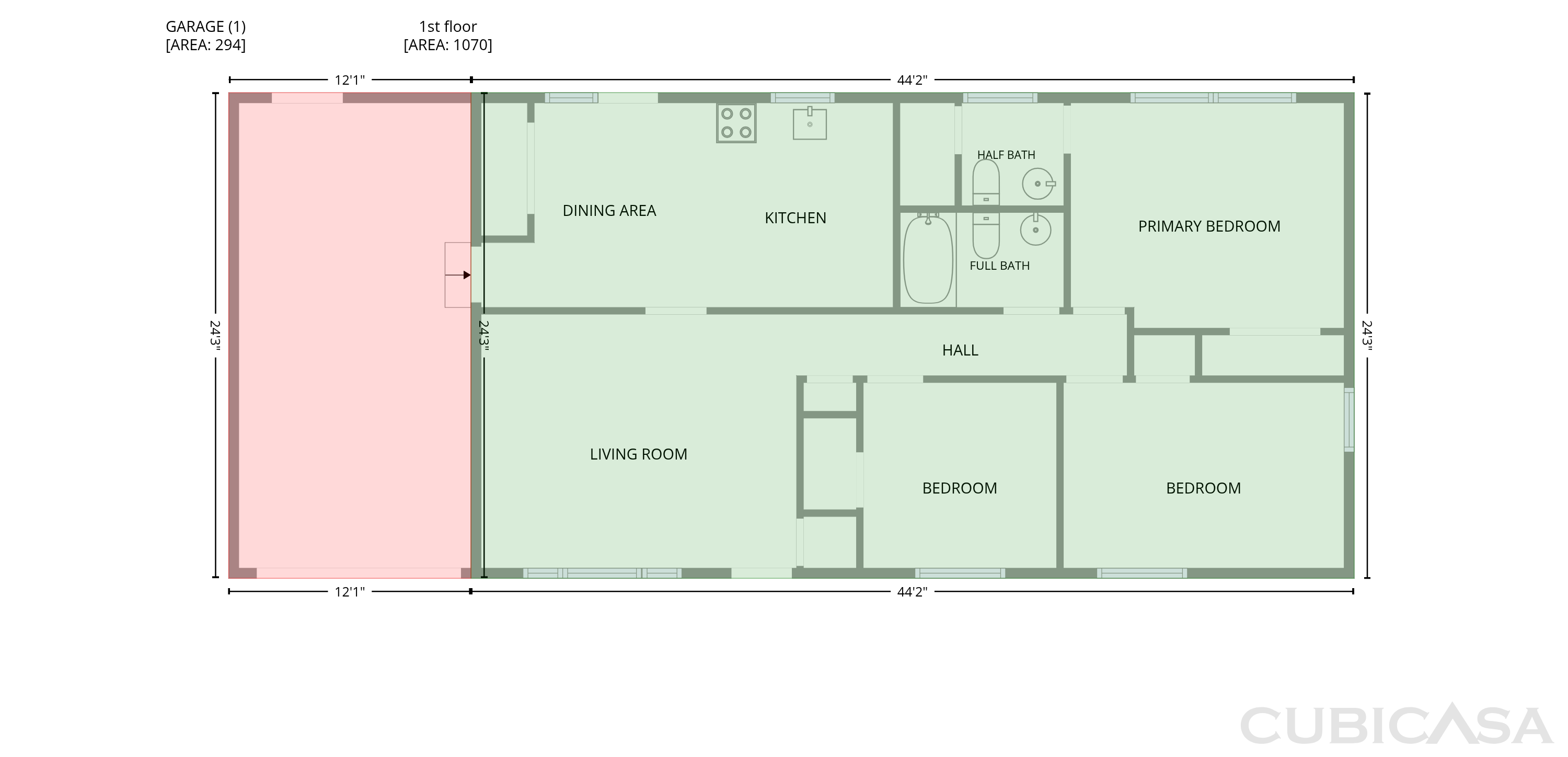 Main Floor of 3221 Meadow Ln, Winston Salem, NC