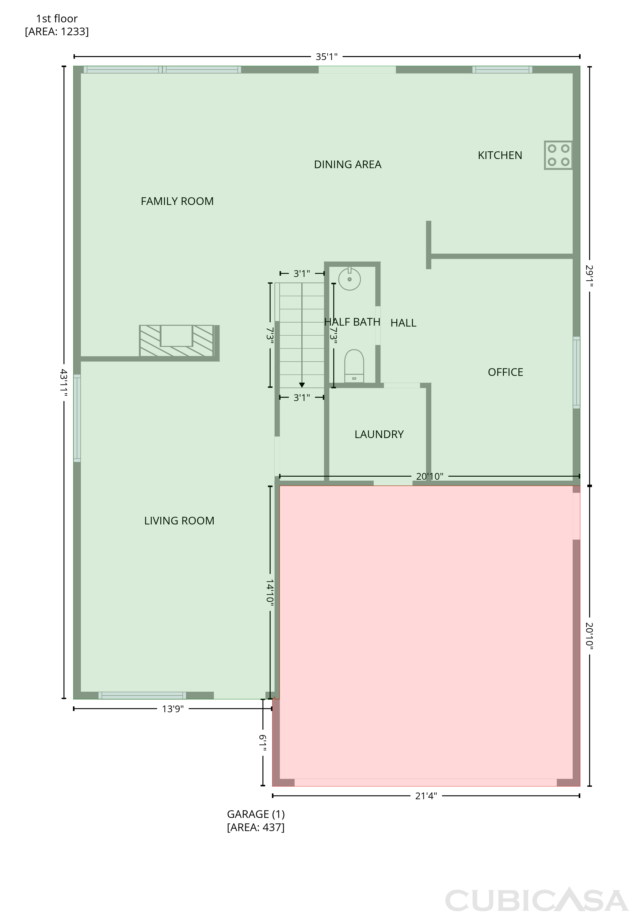 Main Floor of 36524 W Alhambra St, Maricopa, AZ