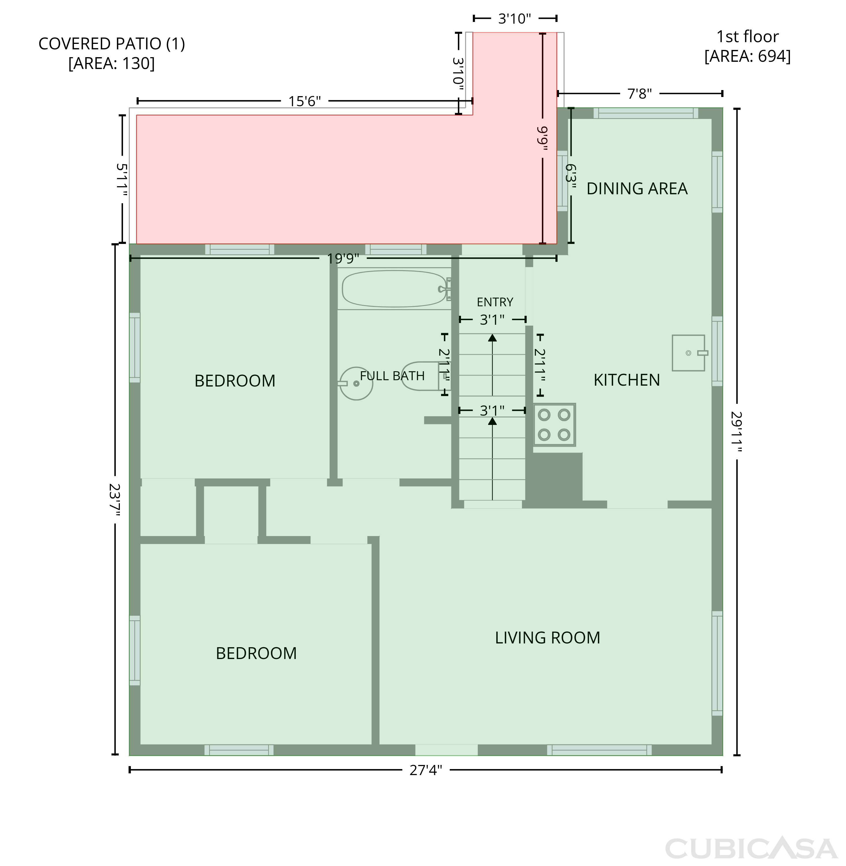 Third Floor of 6455 Norborne Ave, Dearborn Heights, MI
