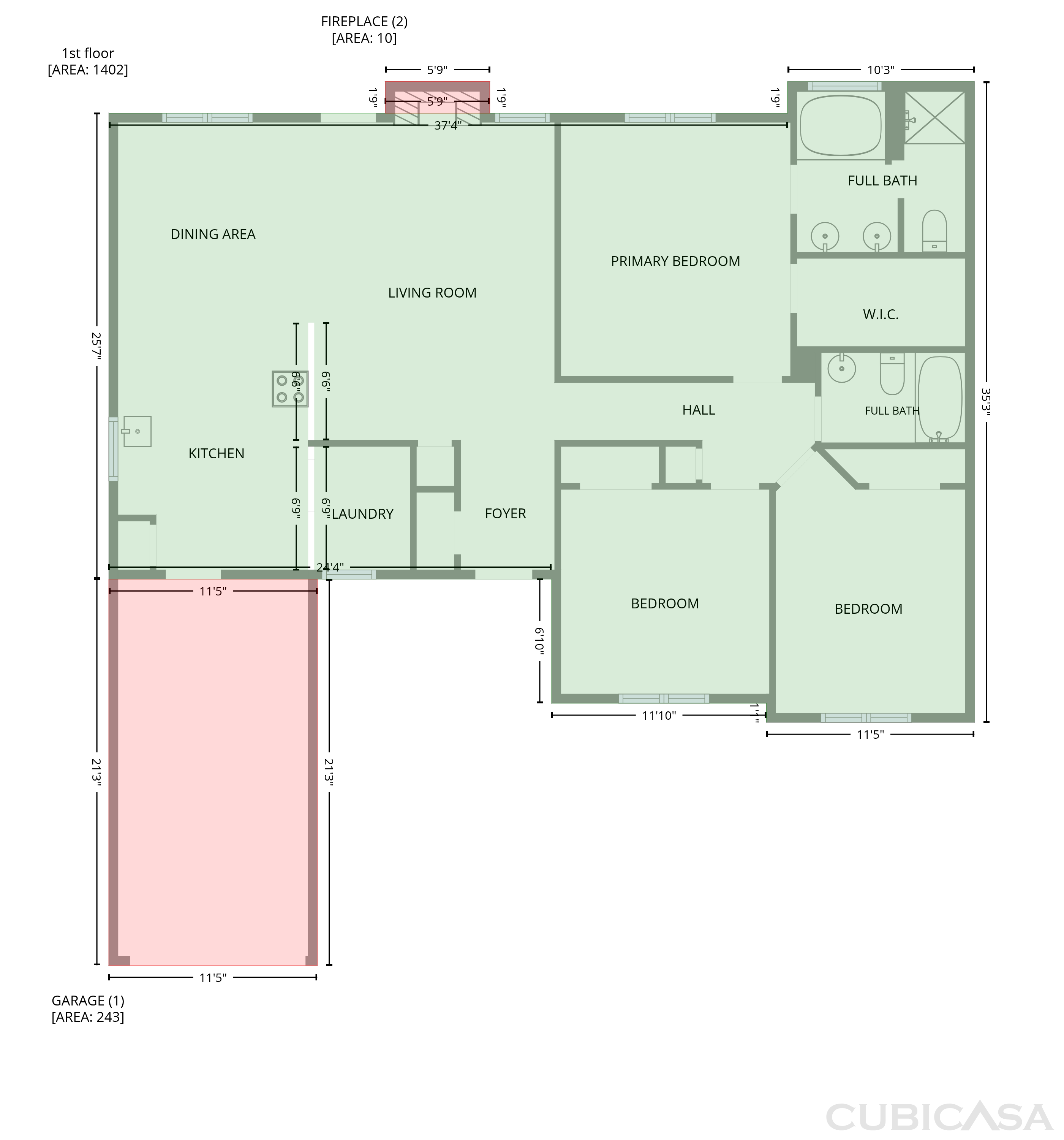 Main Floor of 1734 Harrogate Dr, Augusta, GA
