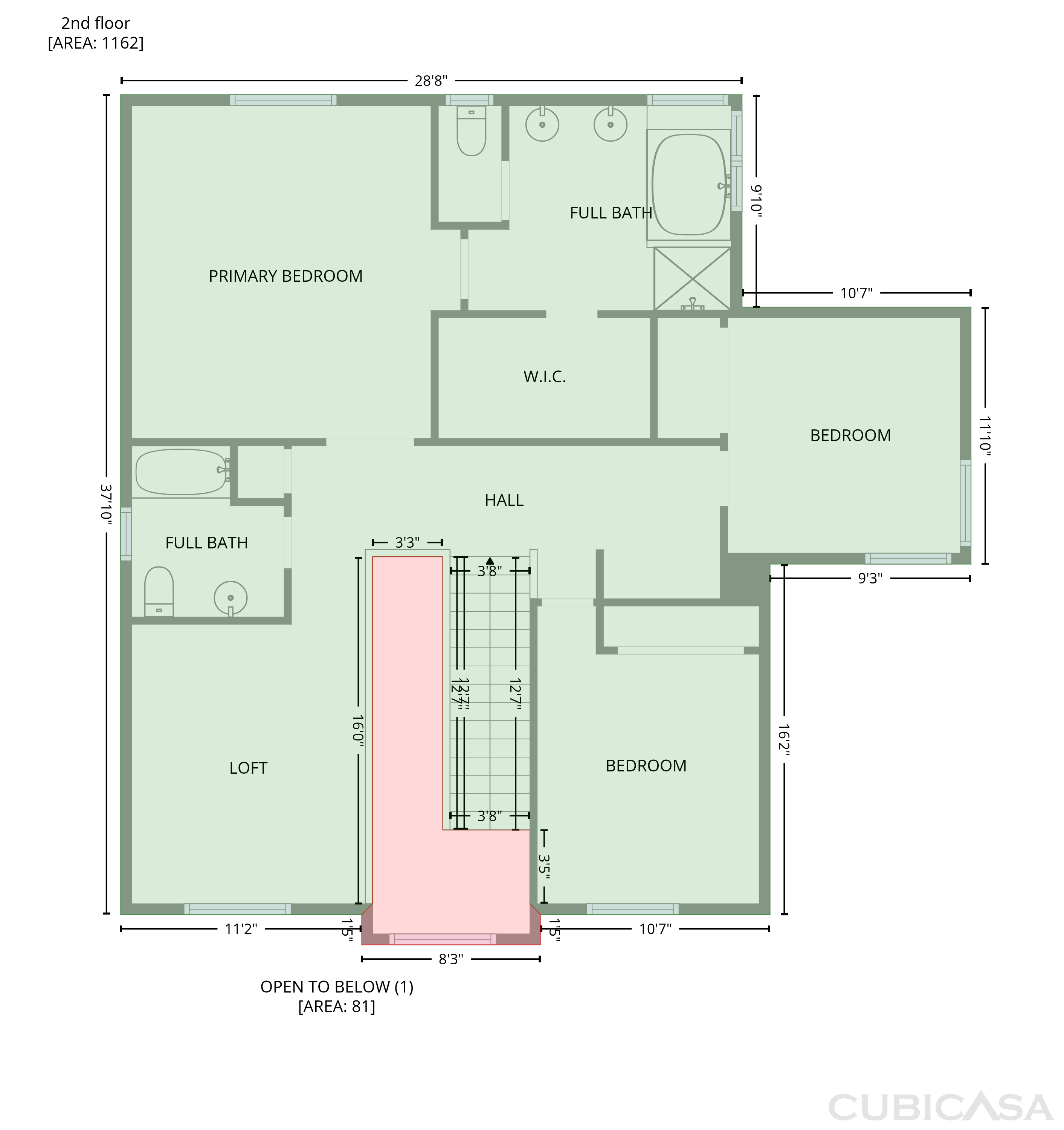 Second Floor of 7629 NE 201st Pl, Kenmore, WA