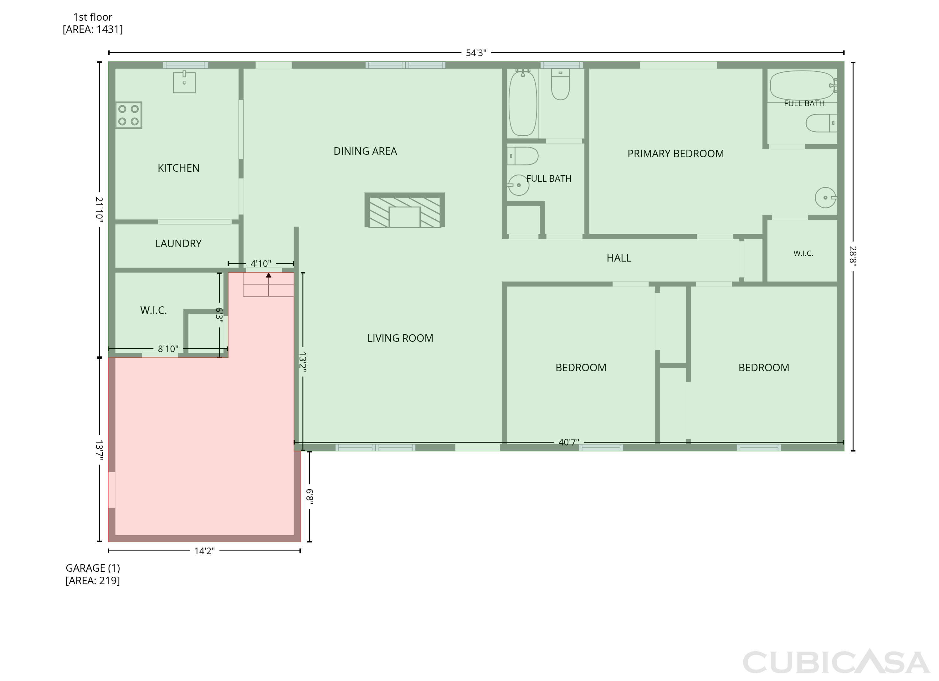 Main Floor of 8822 Hunter Green Ln, Charlotte, NC