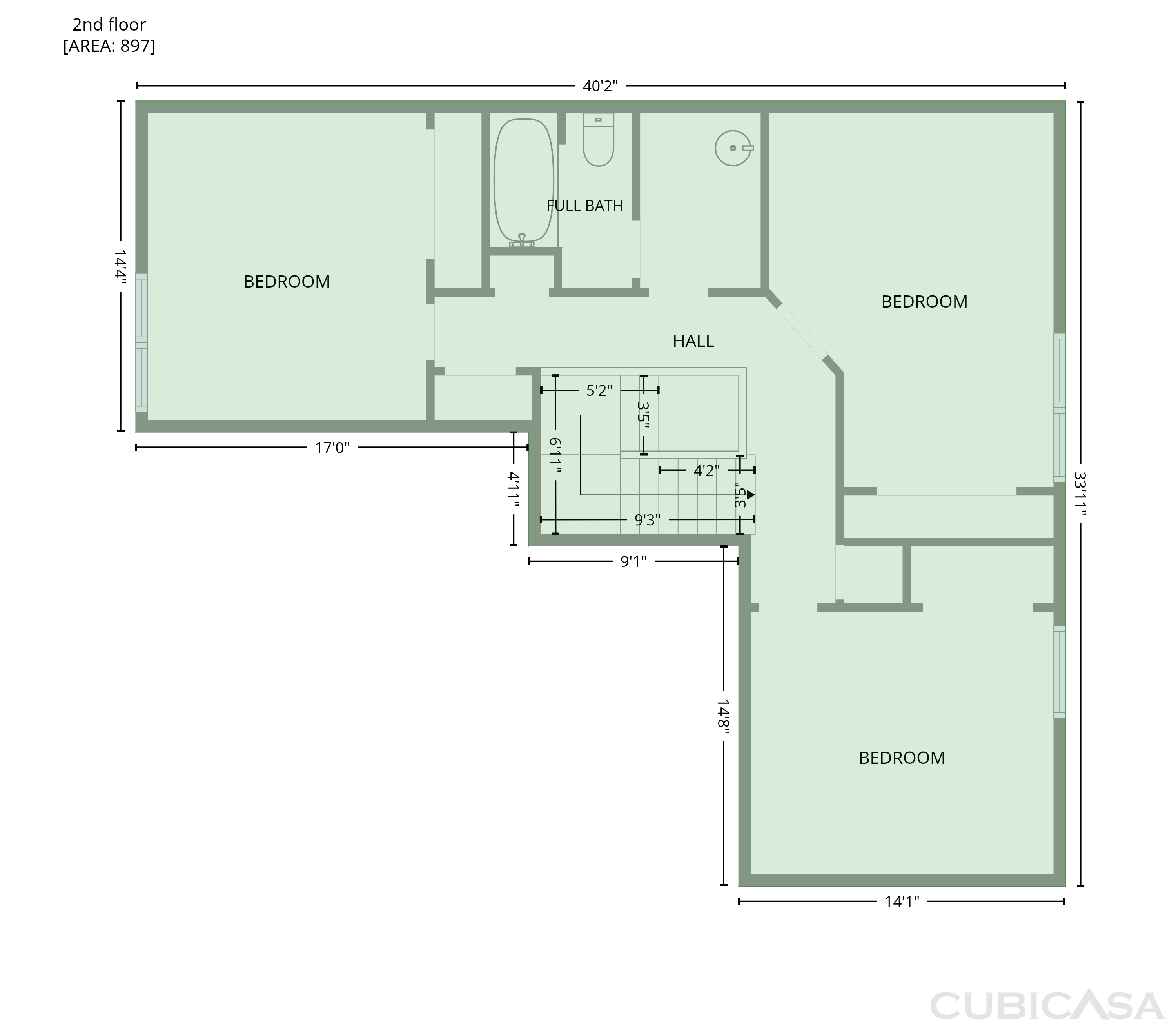 Third Floor of 99 Glen Oaks Dr, Dawsonville, GA