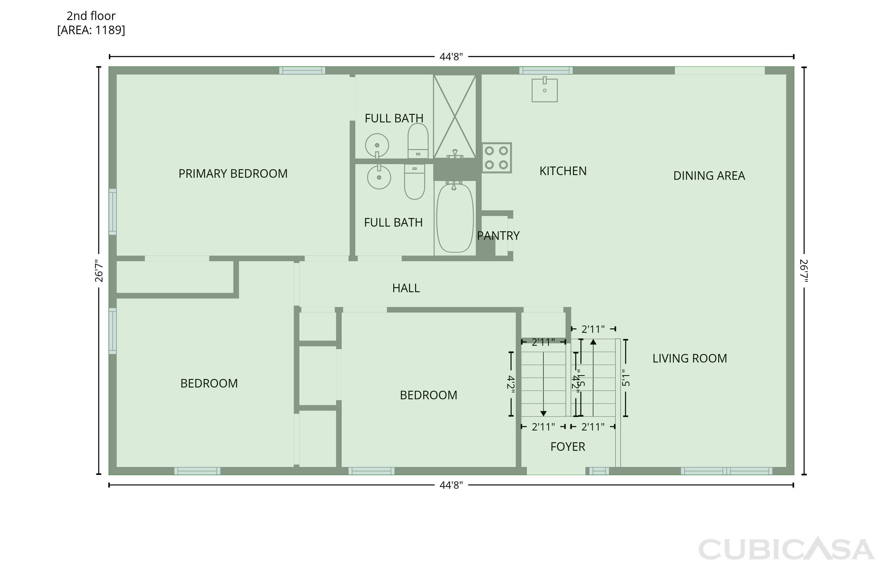 Second Floor of 1010 Buckhurst Dr, Atlanta, GA