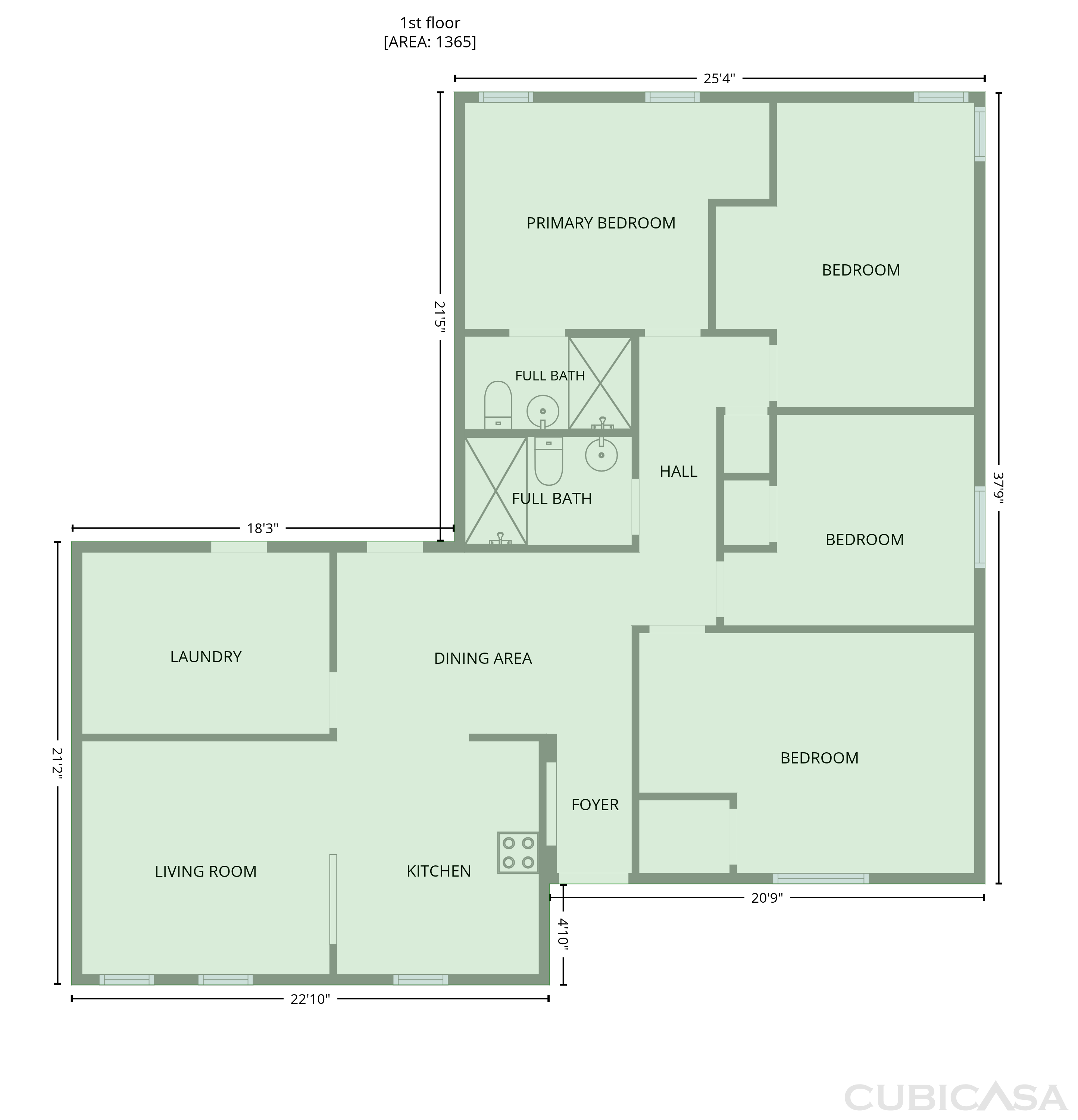 Main Floor of 606 E Langley Blvd, Universal City, TX