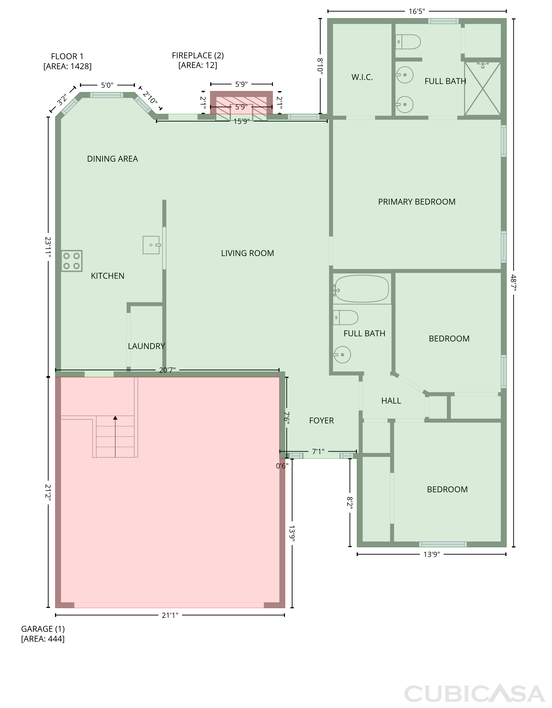 Main Floor of 912 Carole Summey Dr, Dallas, NC