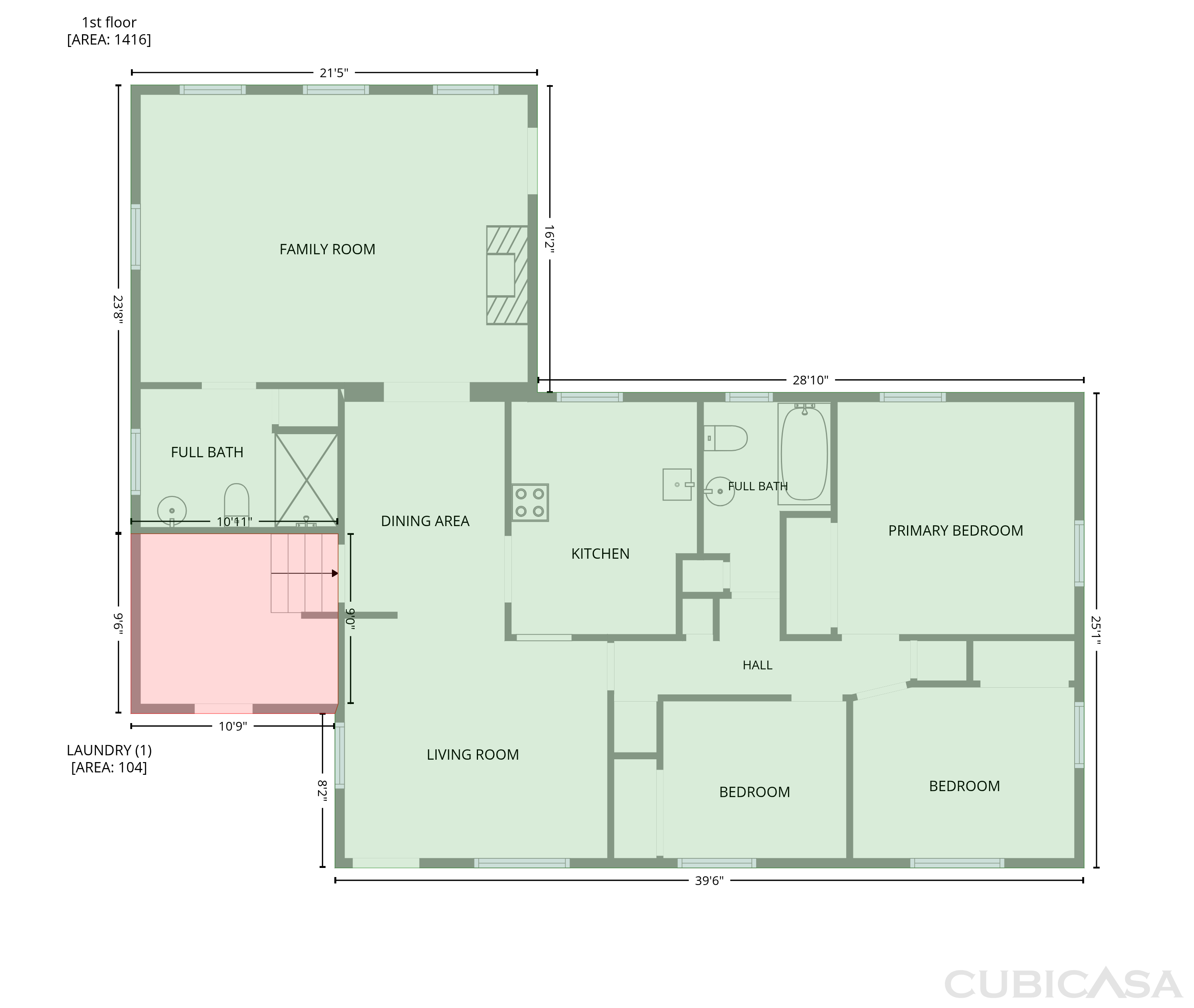 Main Floor of 3740 Ballejo Ct W, Jacksonville, FL