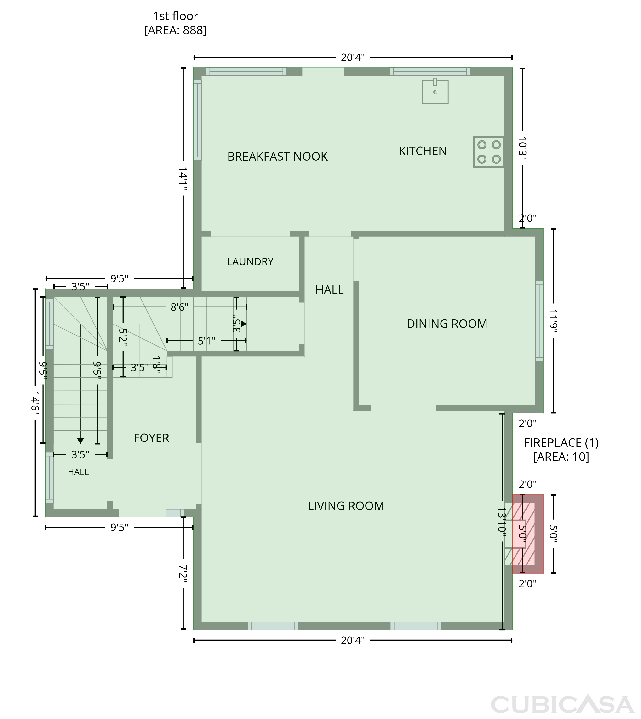 Second Floor of 212 Conrad Cir, Columbia, SC