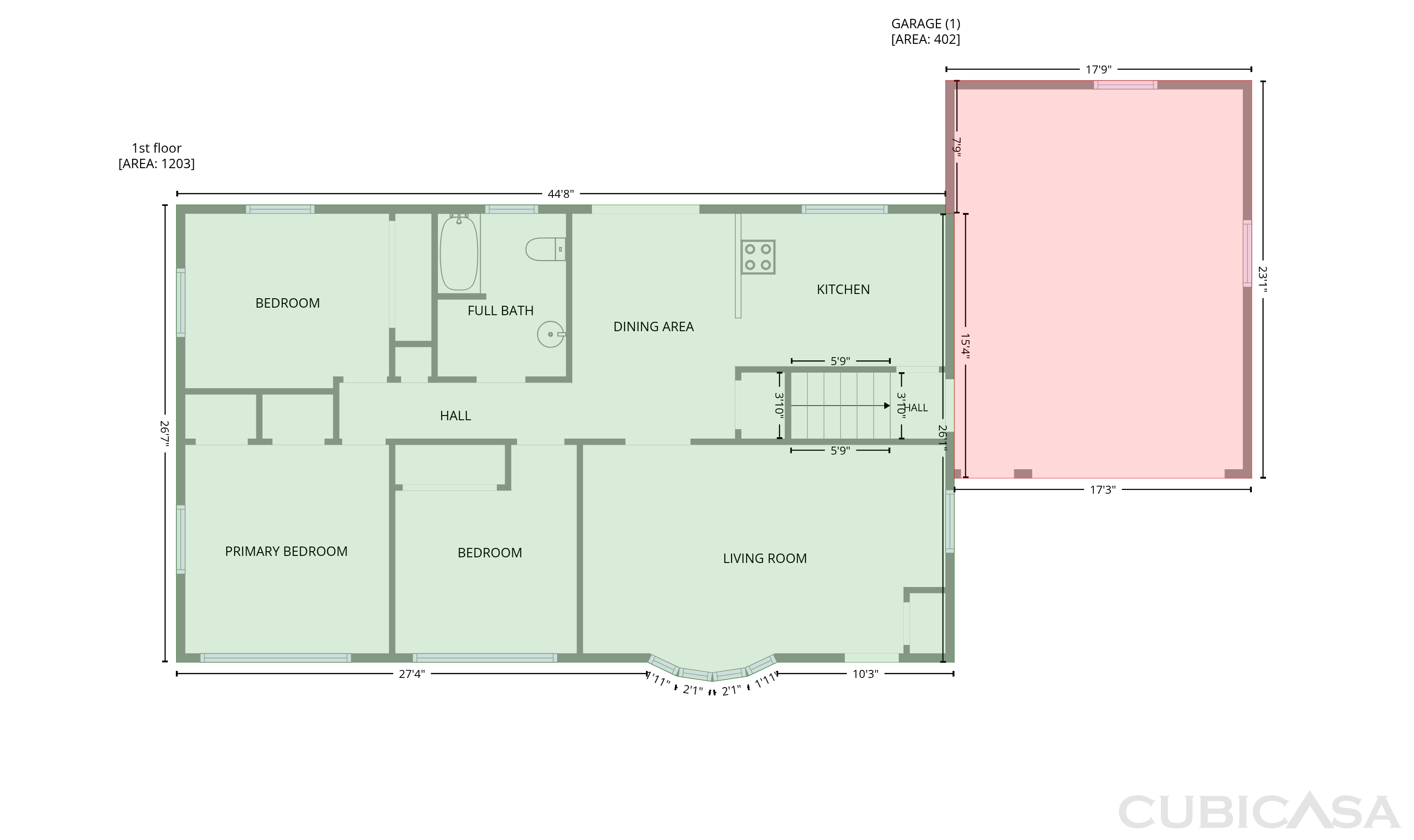 Second Floor of 811 Leecrest St NW, Massillon, OH
