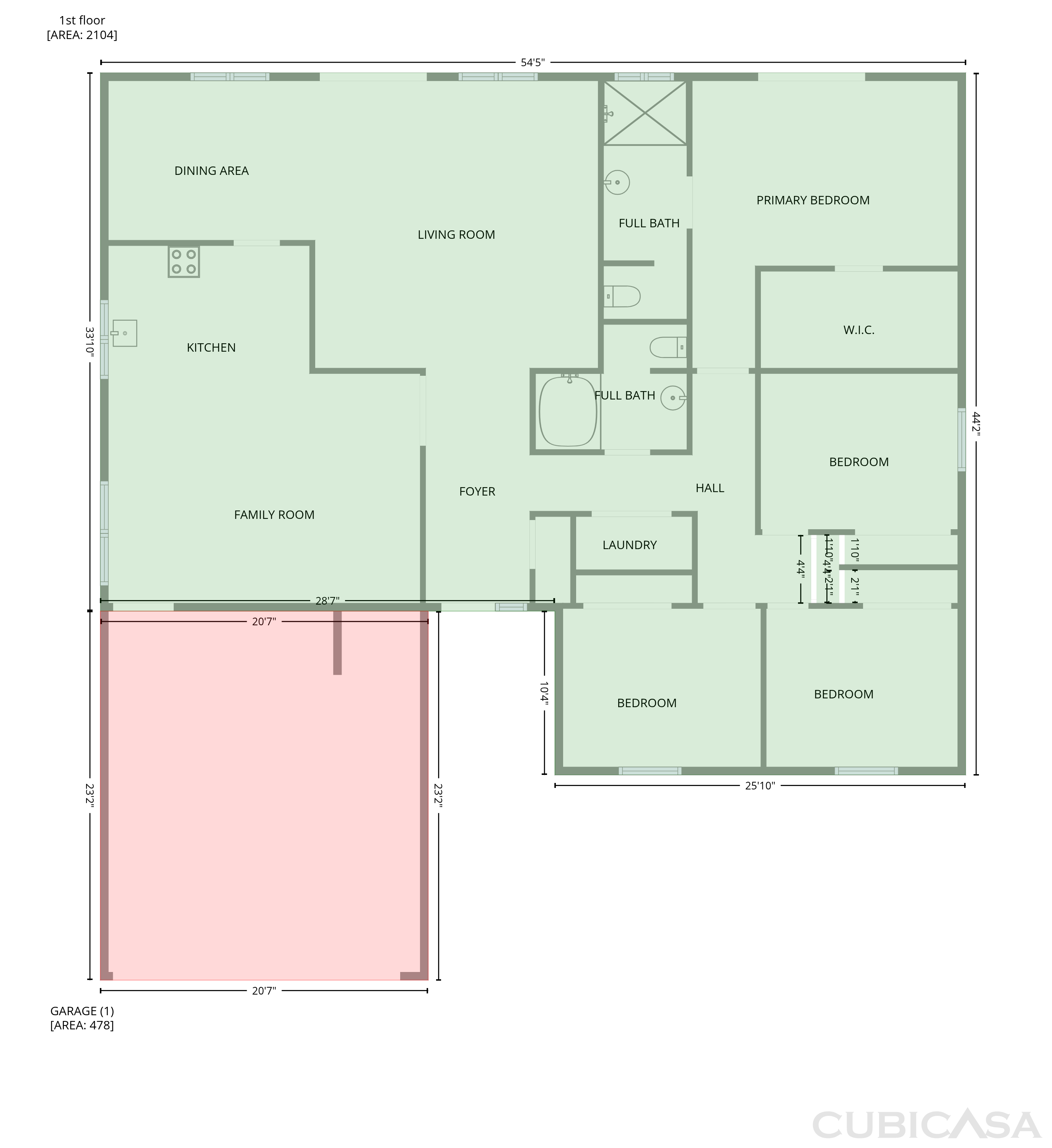 Main Floor of 9324 E Lochnay Ln, Tucson, AZ