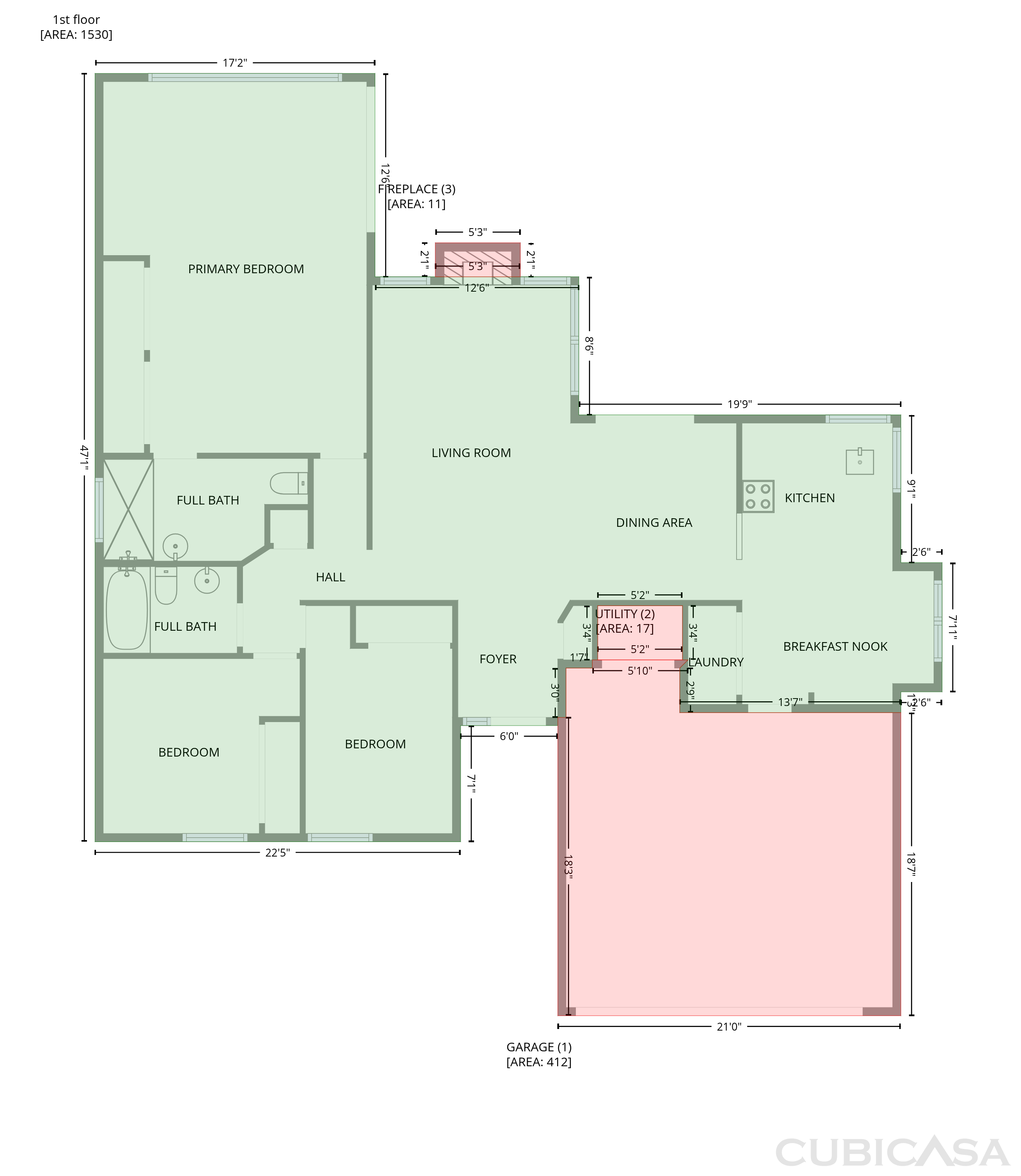 Main Floor of 605 Hawthorne Ln, Round Rock, TX