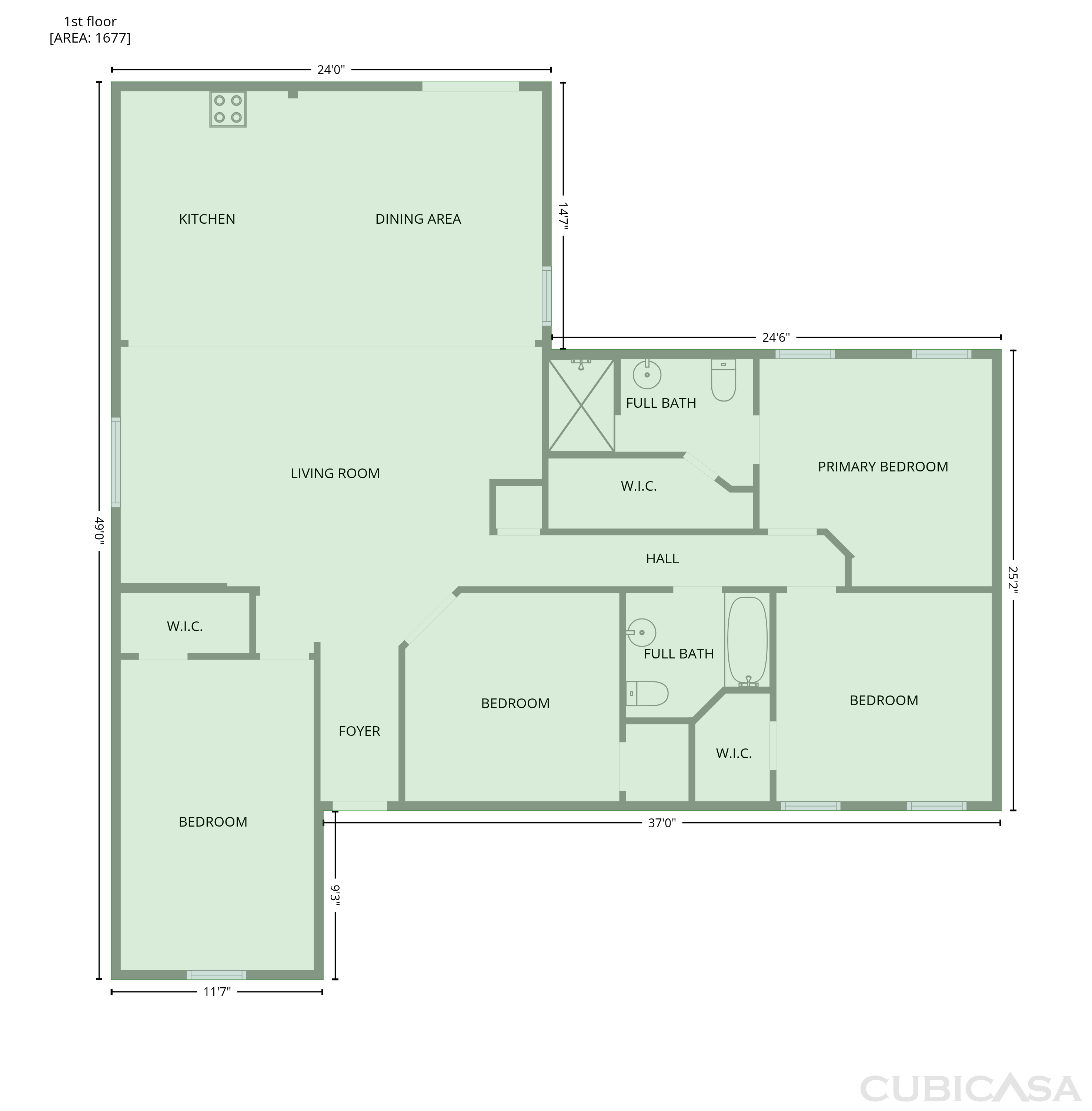 Main Floor of 321 S 4th St, Wylie, TX