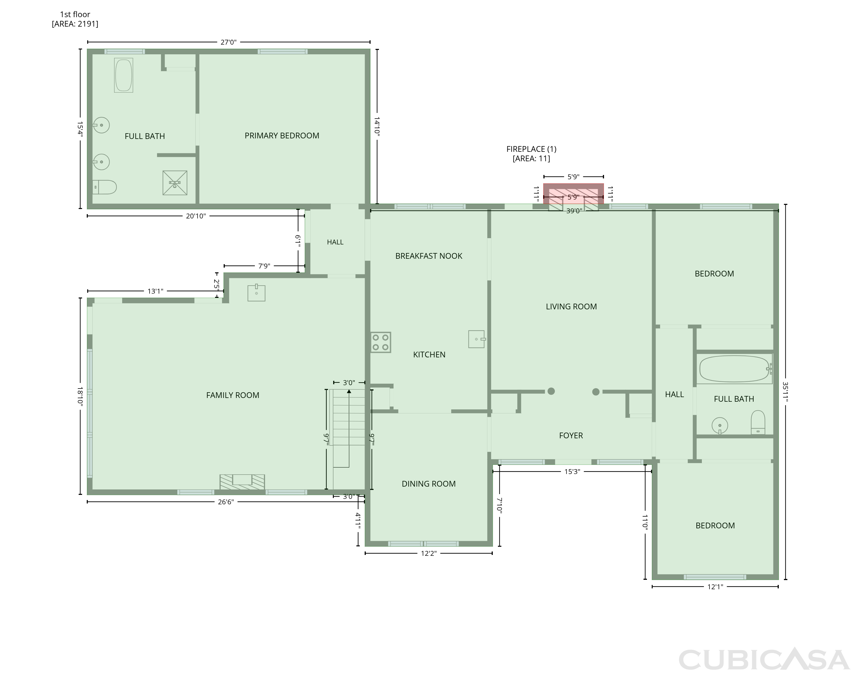 Main Floor of 61 Eastridge Rd, Fayetteville, TN